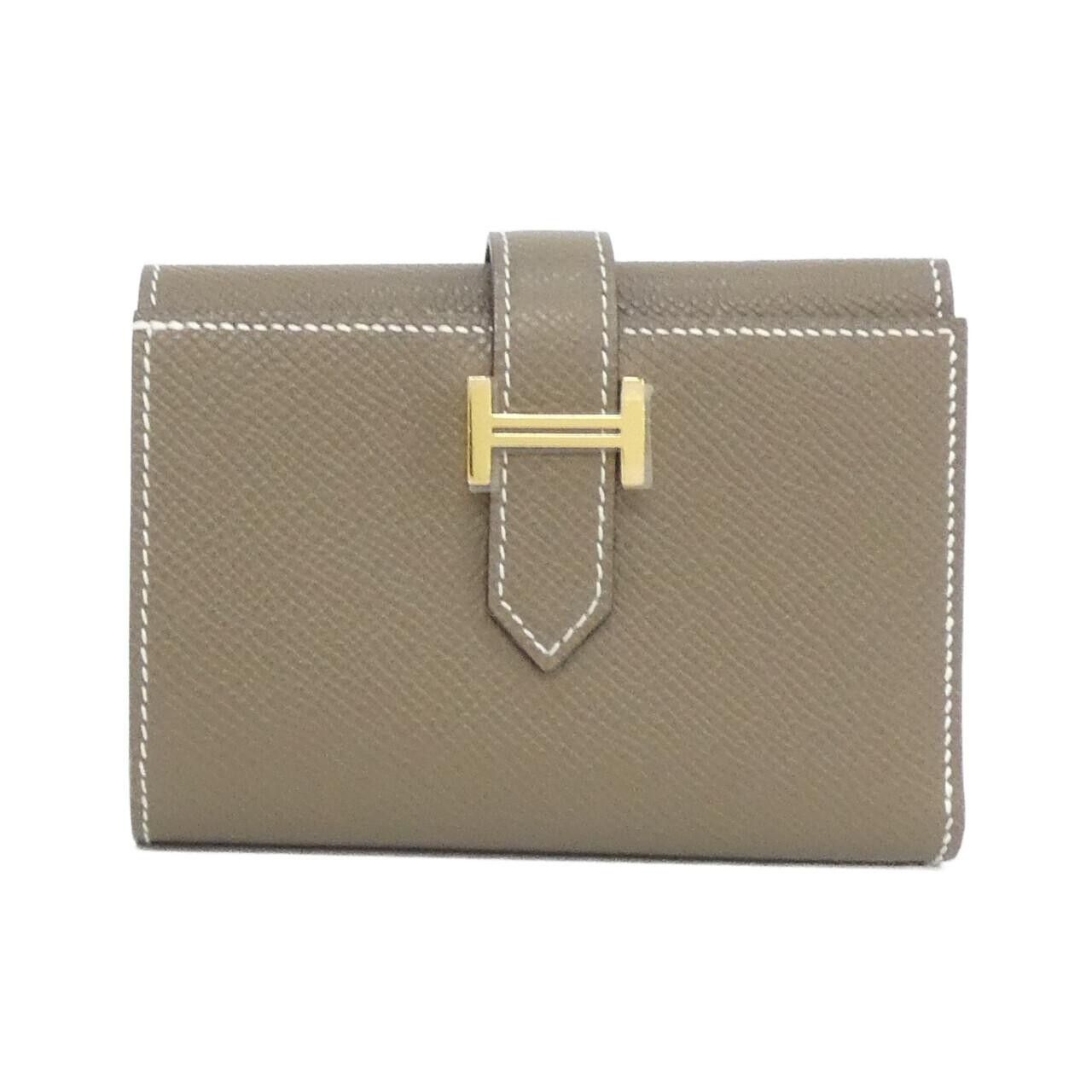 Hermes Hermes Hermes Bearn Combine leather wallet Leather Short Wallet K DUTY FREE for USA Size ONE SIZE - 1 Thumbnail