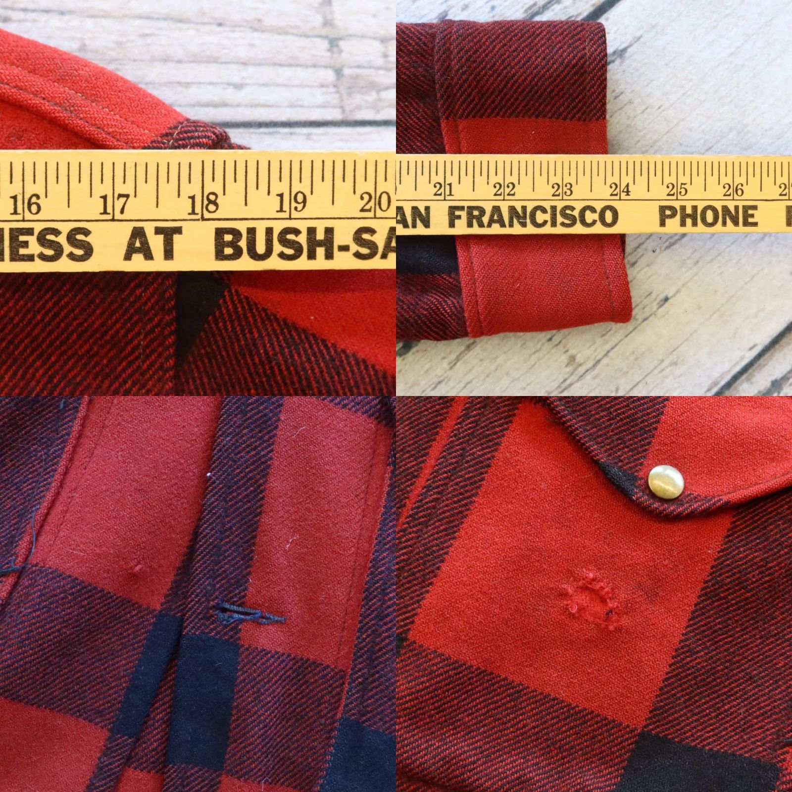 Vintage VINTAGE LL Bean Wool Jacket Mens 40 Red Parka Wool Jacket 40 Mens Red Vintage LL Bean Wool Jacket Size US XXS / EU 40 - 8 Thumbnail