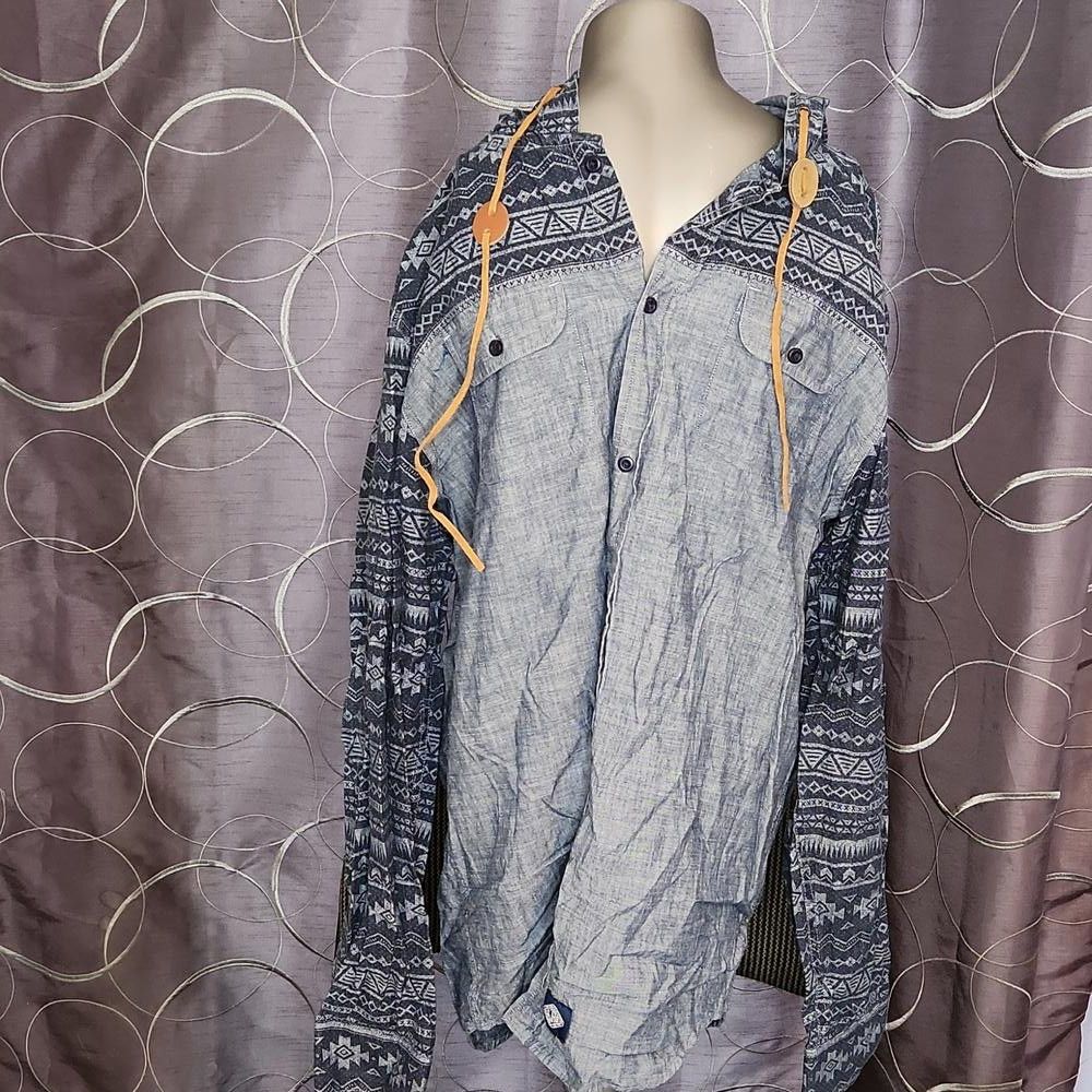 Other DJAB Mens Shirt with Hood Large Size US L / EU 52-54 / 3 - 1 Thumbnail