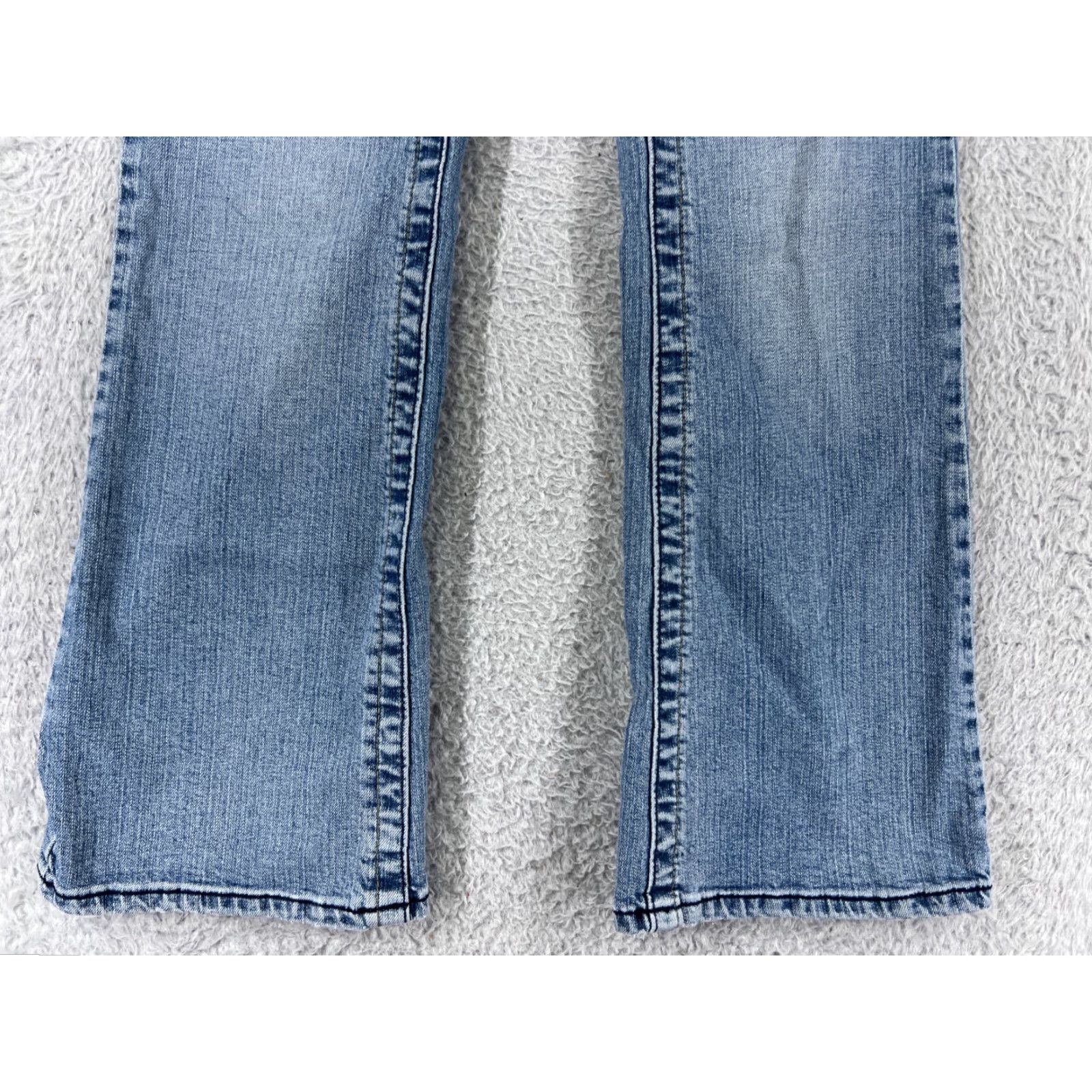 Vintage Refuge Jeans Womens 9 Blue Denim Cotton Blend Bootcut Stretch Regular 5-Pocket Design Classic American Mens? No gender specified Size 30" / US 8 / IT 44 - 5 Thumbnail