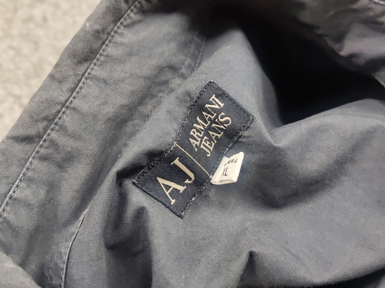 Armani Vintage Armani Jeans Pocket Zipper Light Faded Overshirt Y2K Size US L / EU 52-54 / 3 - 12 Thumbnail