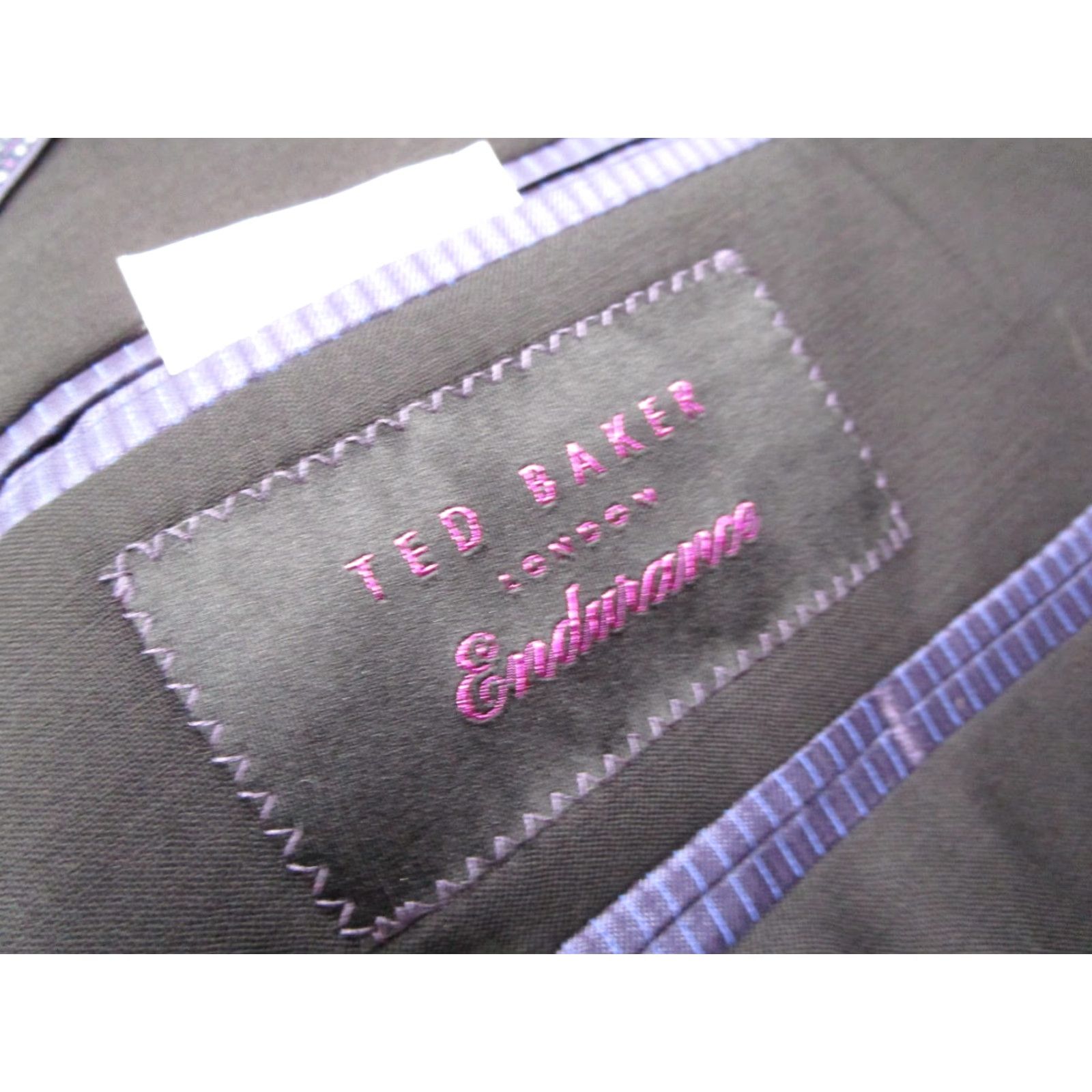Ted Baker TED BAKER Suit Mens 38 Short Black Wool 2 Piece Jay CT Endurance 2 Button/Flat Front Trousers Dry Clean Only Mens Boys? (No, keep Mens) 38 Short Size US 38 / EU 54 - 2 Thumbnail