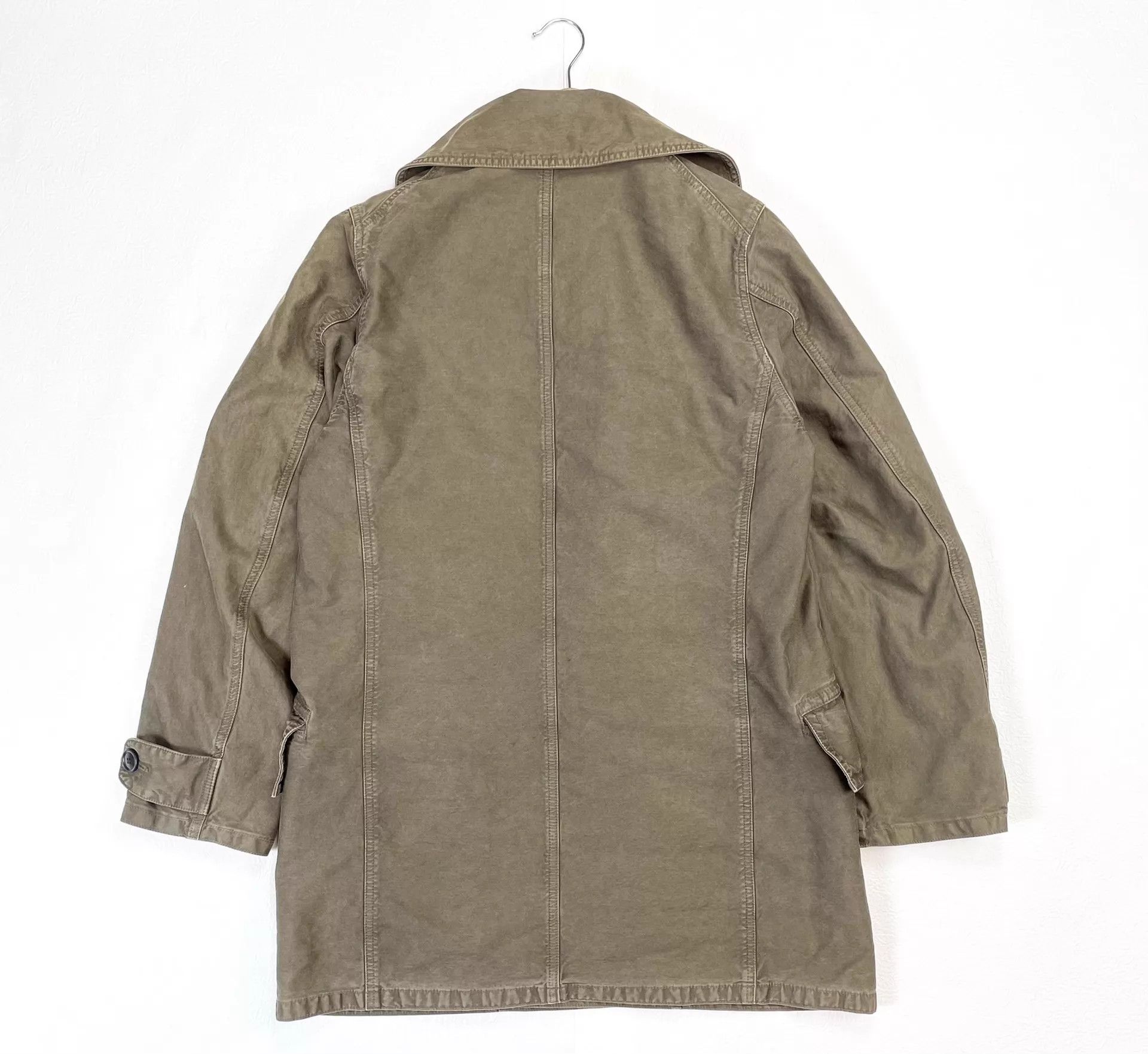 Visvim VISVIM SHIPMAN COAT DMGD CHINO Washed Double-Breasted Size US M / EU 48-50 / 2 - 3 Thumbnail
