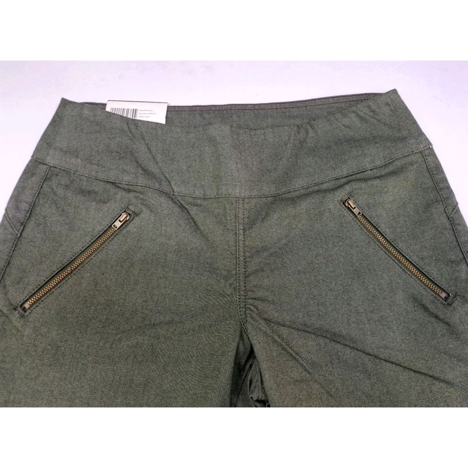 Vintage NWT Natural Reflections Jeans Straight Leg Dark Wash 8 Womens Size 8 Regular Inseam 29 Reflective Pockets Denim Cotton Polyester Spandex Size 30" / US 8 / IT 44 - 2 Thumbnail