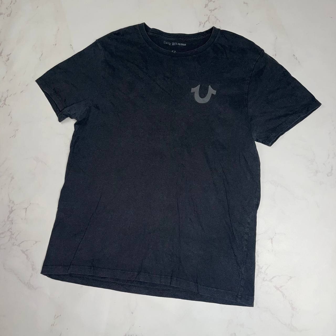 True Religion Vintage True Religion Faded T Shirt Hype Y2K Black M Size Size US M / EU 48-50 / 2 - 1 Thumbnail