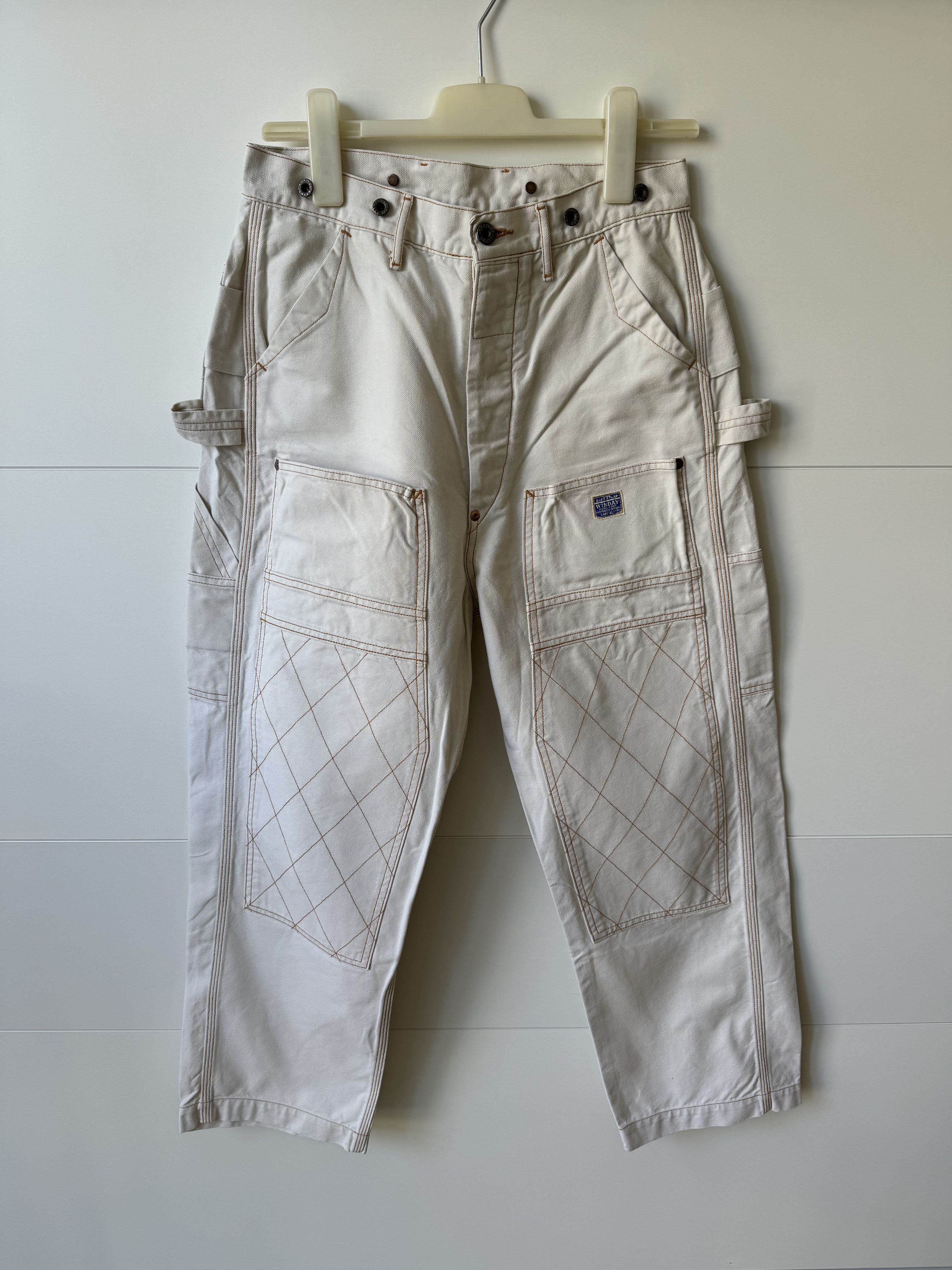 [1] Light Canvas Lumber Pants in Ecru (SS22)
