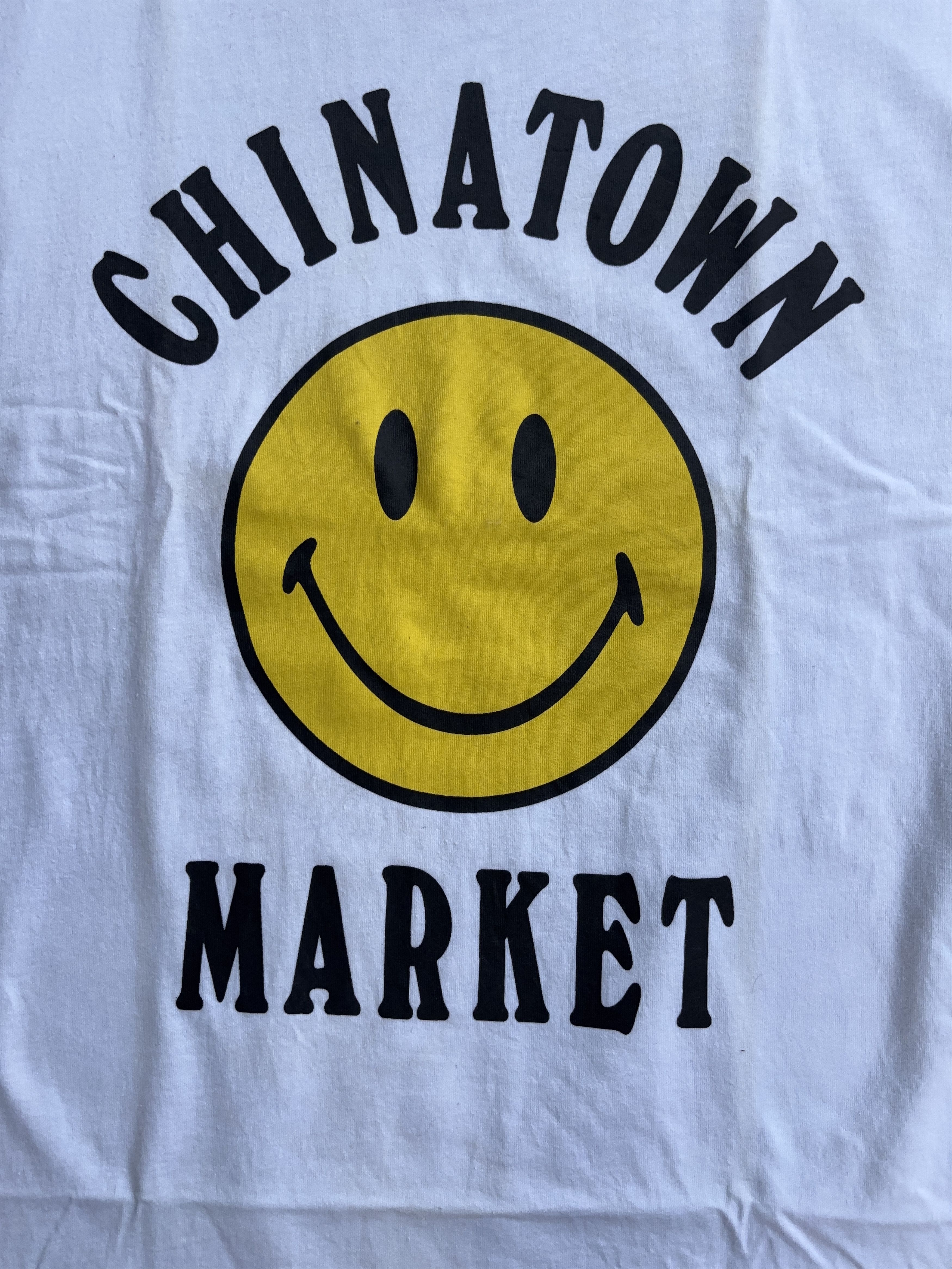 Other Chinatown Market Smiley White Logo T-Shirt Size US XL / EU 56 / 4 - 5 Thumbnail