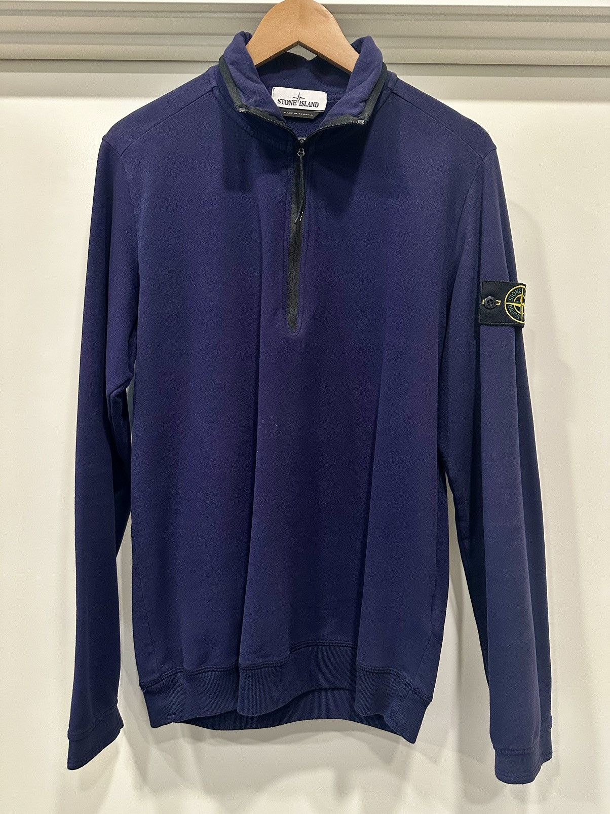 Stone Island Quarter-Zip Pullover Sweatshirt | Grailed