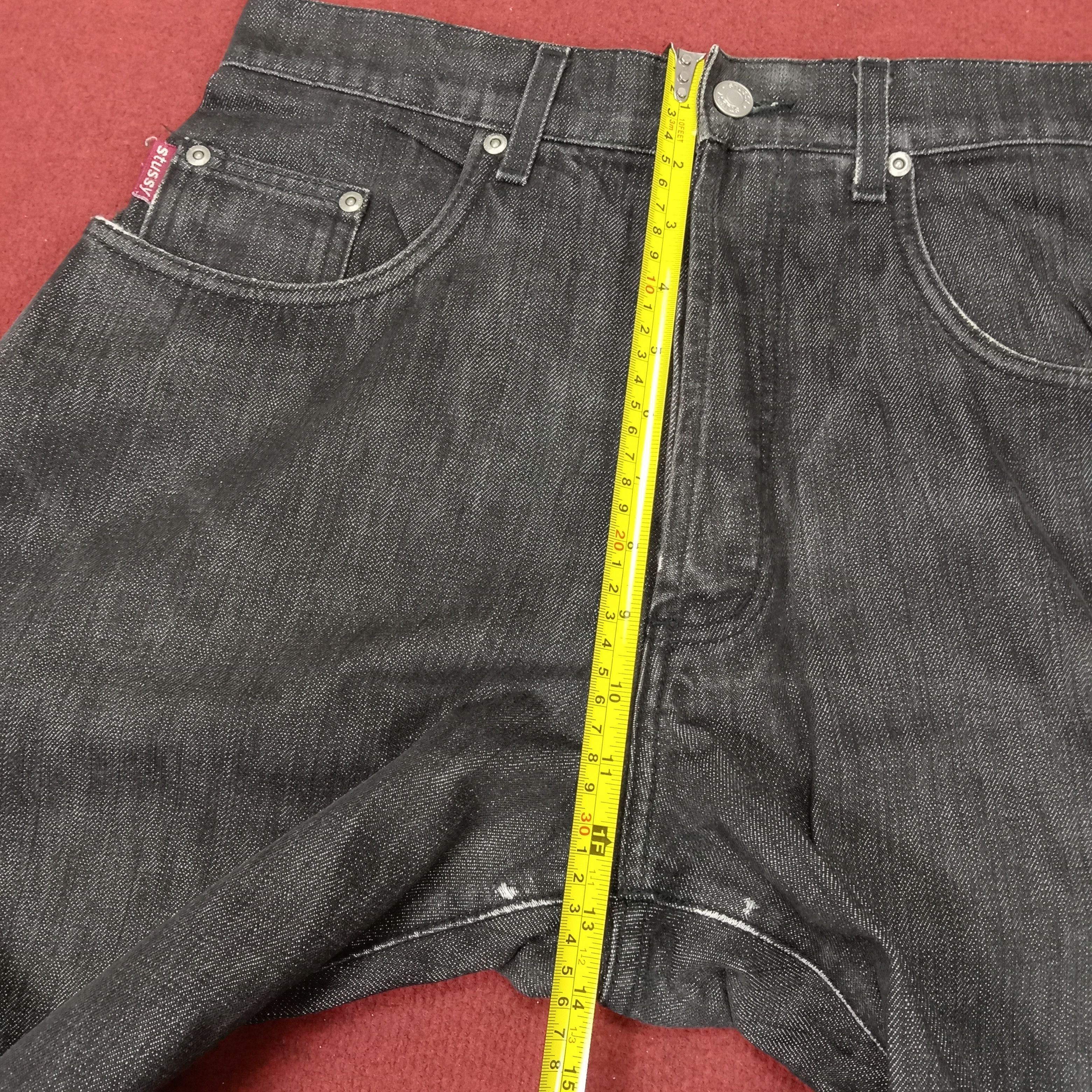 Vintage Stussy Streetwear Custom Art Logo Style Distressed Jeans Size US 32 / EU 48 - 7 Thumbnail