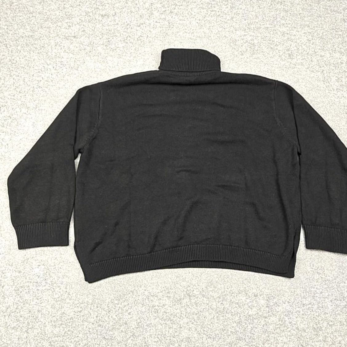 Vintage Ali Golden Sweater Womens XS/S Black Cotton Wool Turtleneck Knit Pullover Size XS / US 0-2 / IT 36-38 - 6 Thumbnail