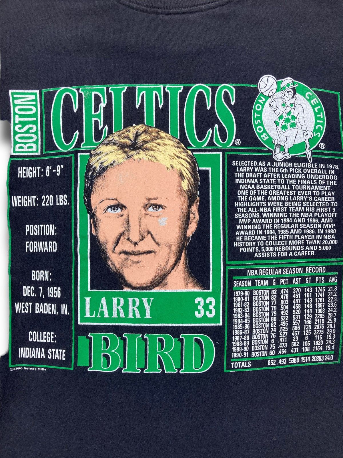 NBA × Pro Player × Vintage Crazy Vintage Boston Celtics Larry Bird Size US M / EU 48-50 / 2 - 11 Thumbnail