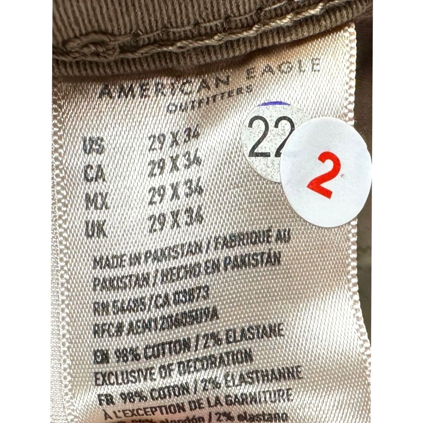 American Eagle Outfitters VINTAGE? No. Size US 29 - 5 Thumbnail