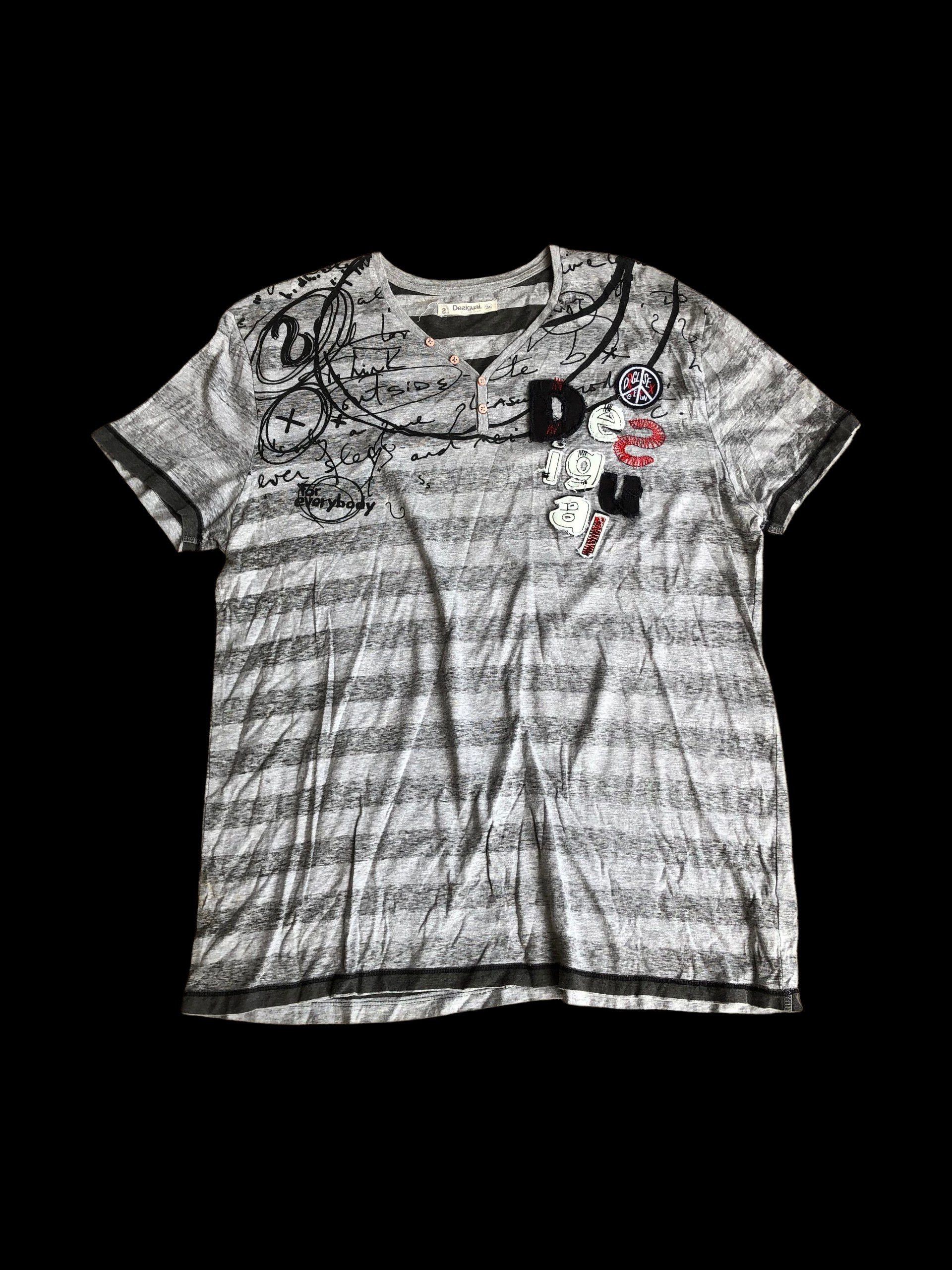 If Six Was Nine 2000s Double Layer Poem Vkei Style Y2k Japanese Size US XL / EU 56 / 4 - 1 Thumbnail