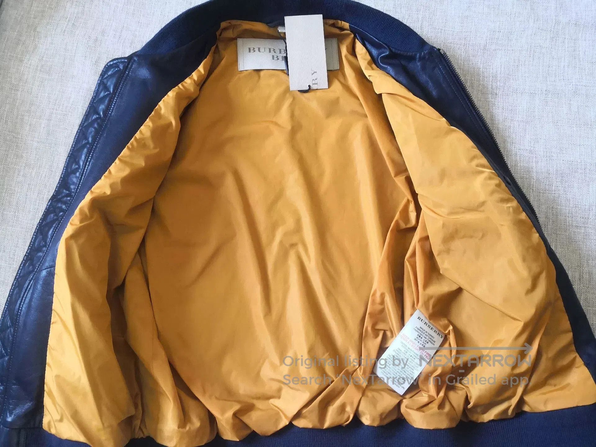 Burberry Burberry Leather Pilot Jacket. Size US M / EU 48-50 / 2 - 6 Thumbnail