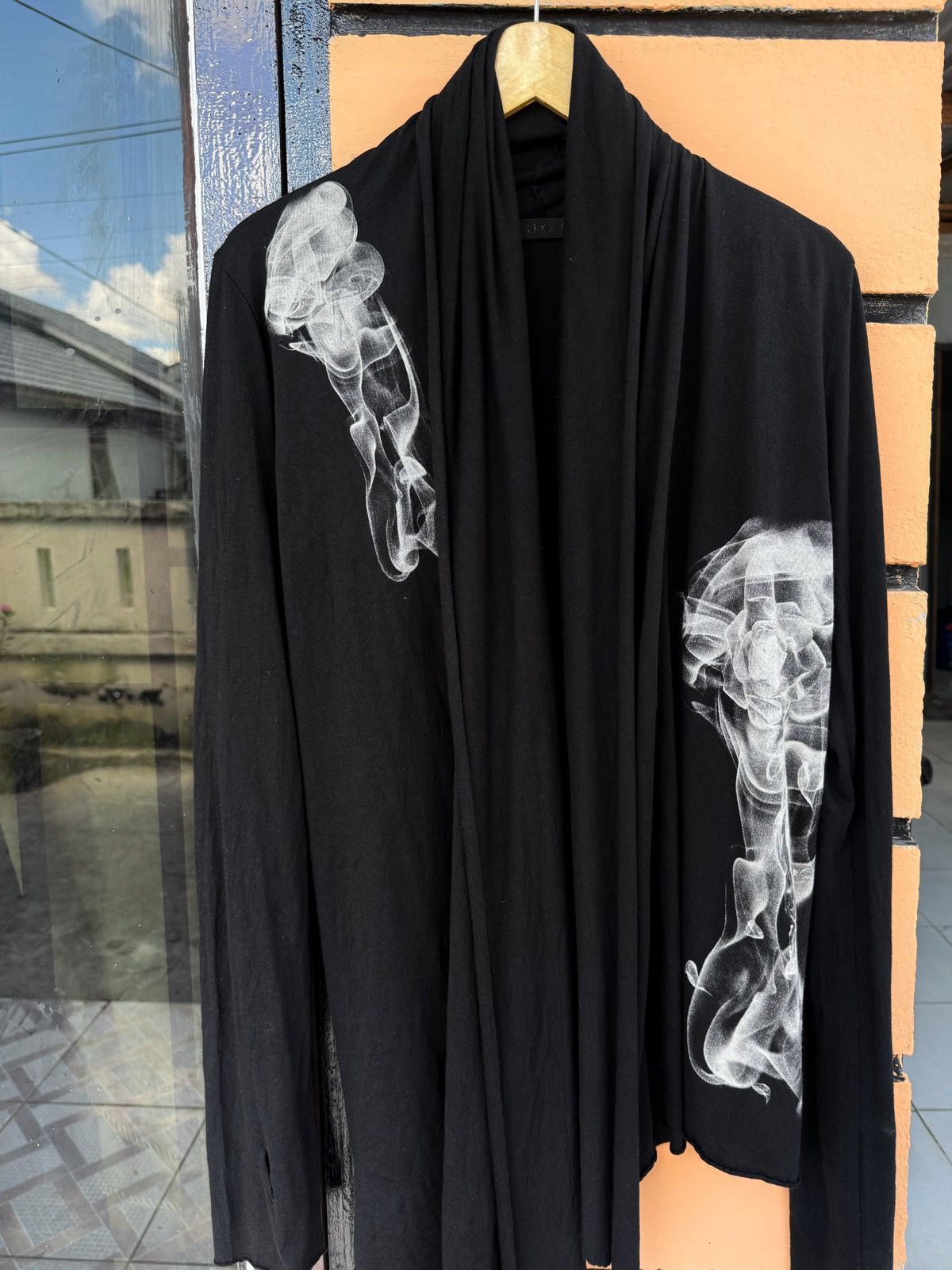 If Six Was Nine ❤️SOLD❤️ Smoke cardigan Fuga ifsix lgb ys yohji style Size US M / EU 48-50 / 2 - 3 Thumbnail