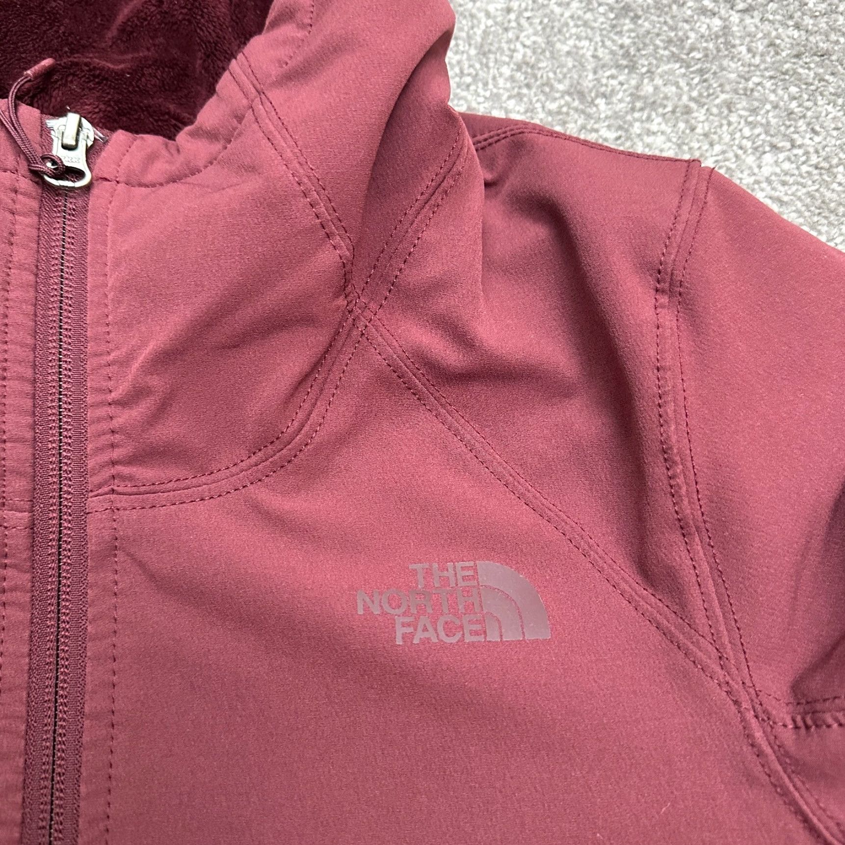 The North Face The North Face Windwall Shelba Raschel Sweatshirt Womens XS Red Full Zip Hoodie Size XS / US 0-2 / IT 36-38 - 4 Thumbnail