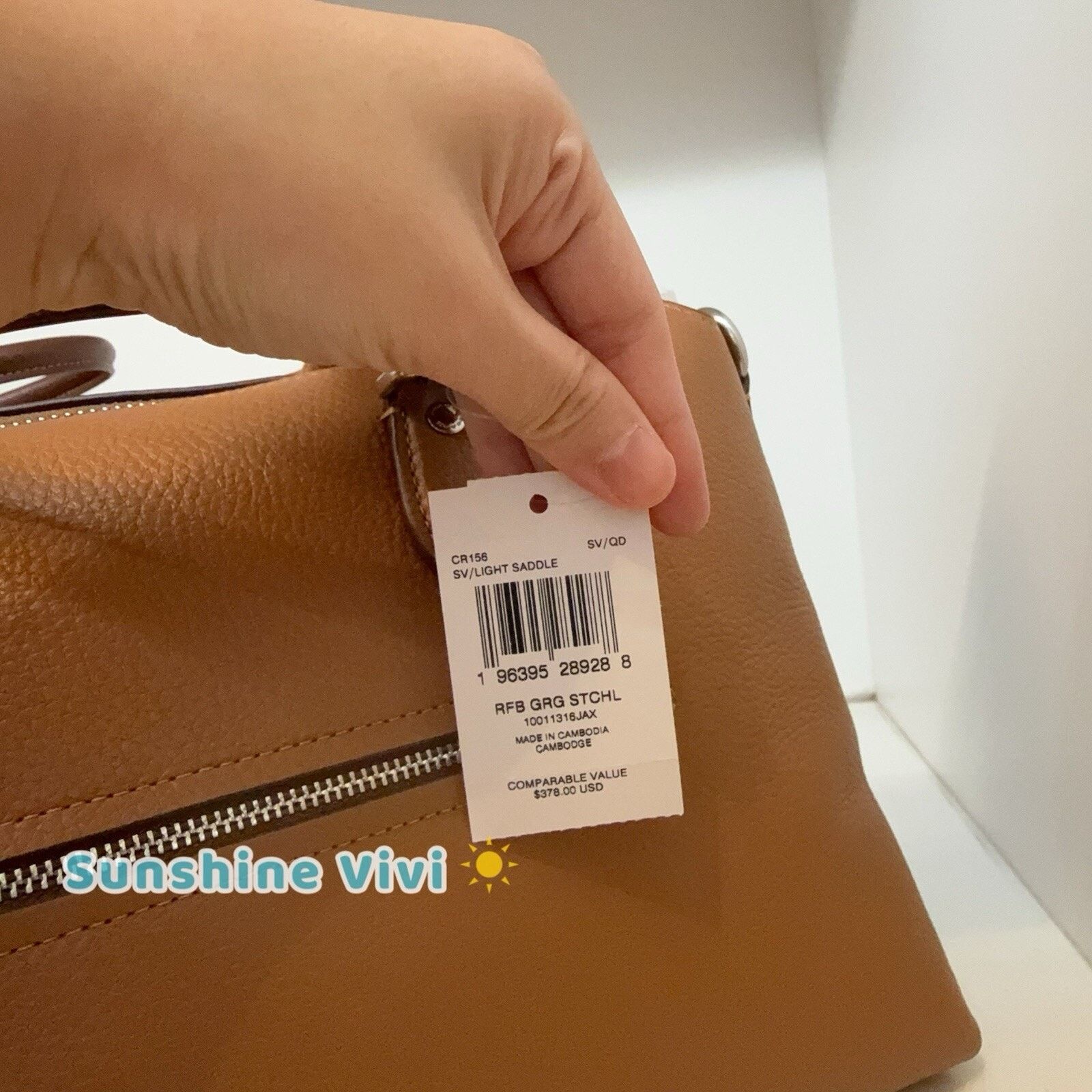 Coach NWT COACH Georgia Satchel CR156 Silver/Light Saddle Size ONE SIZE - 3 Thumbnail