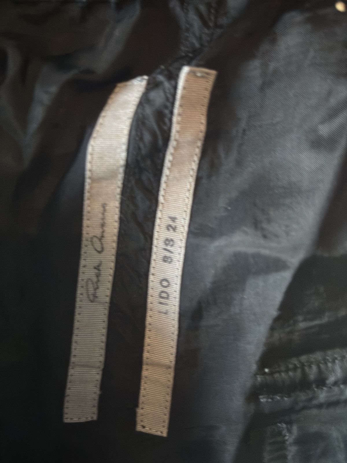 Rick Owens Rick FW24 wide bela pants in black cotton nylon Size US 36 / EU 52 - 3 Thumbnail