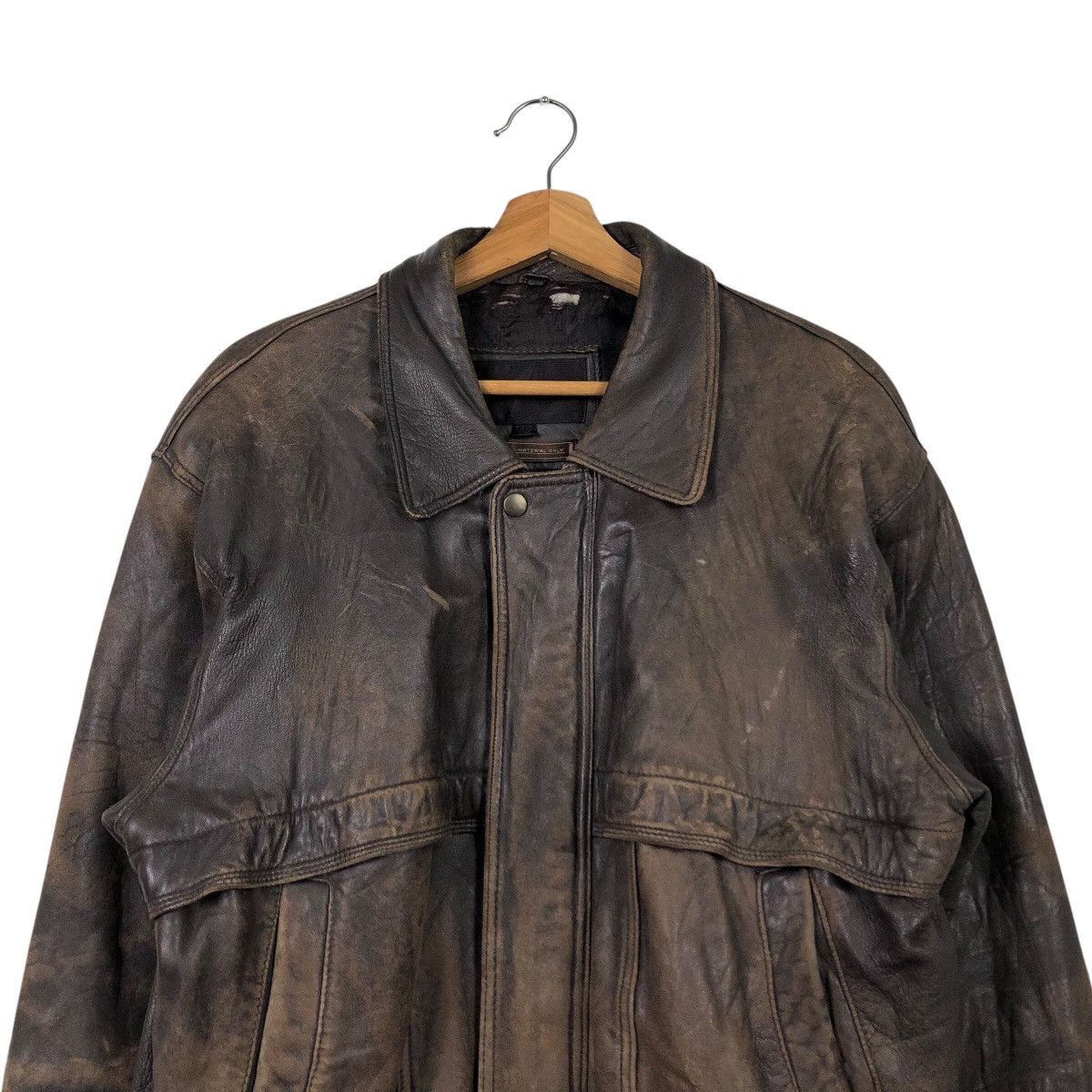 Issey Miyake 📌Vintage Biker Leather Jacket D' Homme A Homme Blanket Size US M / EU 48-50 / 2 - 5 Thumbnail