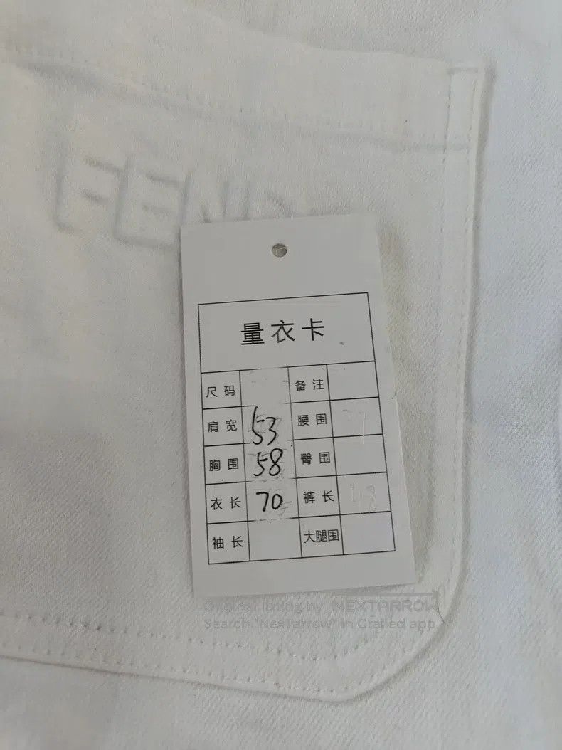 Fendi Fendi Embossed Logo Denim Jacket Size XS / US 0-2 / IT 36-38 - 5 Thumbnail