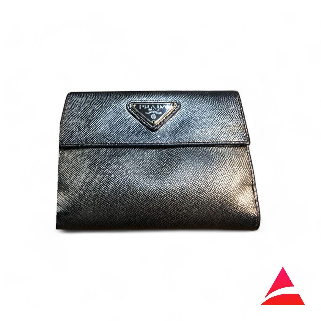 Prada Prada - Saffiano Nappa Leather Wallet Bi Fold Size ONE SIZE - 2 Thumbnail