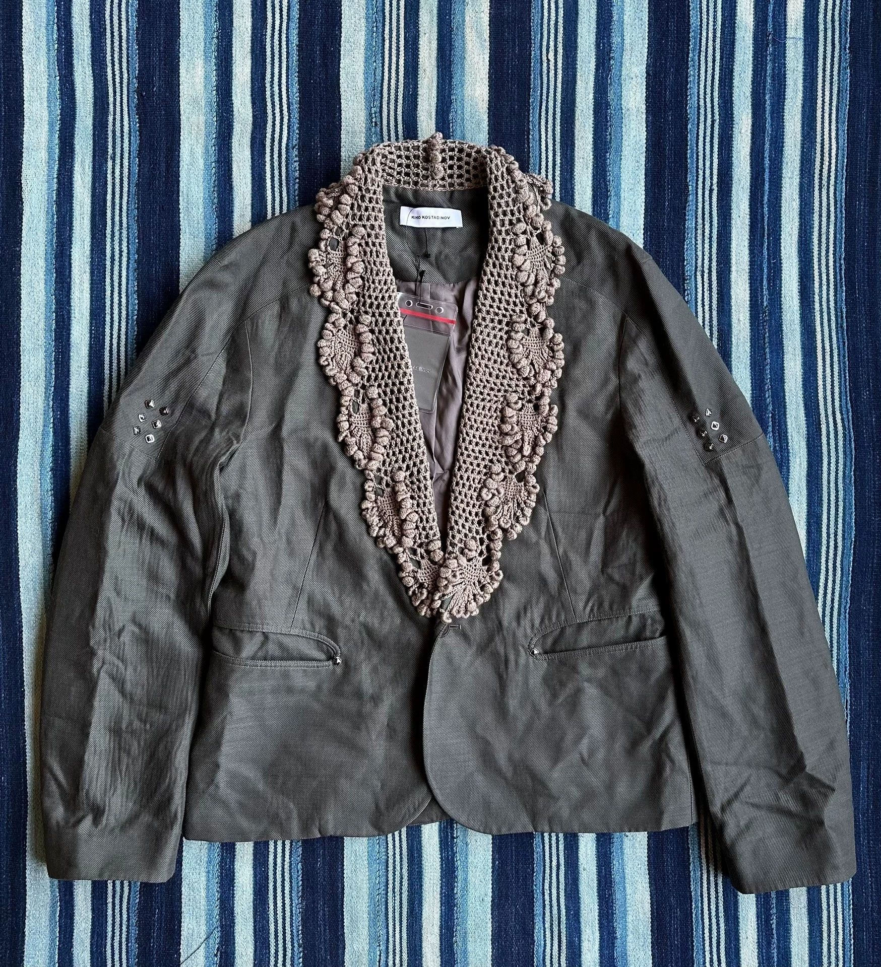 Kiko Kostadinov KIKO KOSTADINOV CROCHET BLAZER 48/M Size US M / EU 48-50 / 2 - 1 Thumbnail