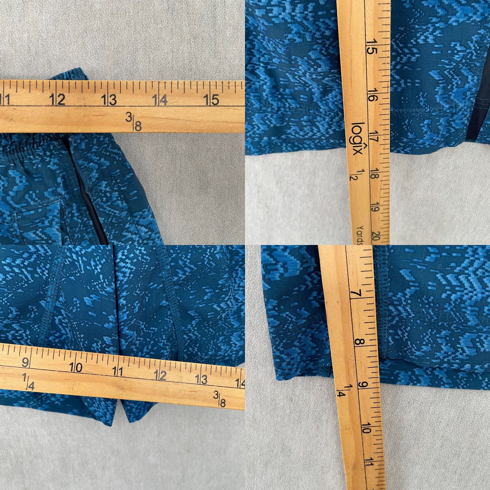 Lululemon Lululemon Pace Breaker Shorts Athletic Drawstring Men M Blue Pace Breaker Activewear Shorts Mens M Blue Size US 31 - 8 Thumbnail