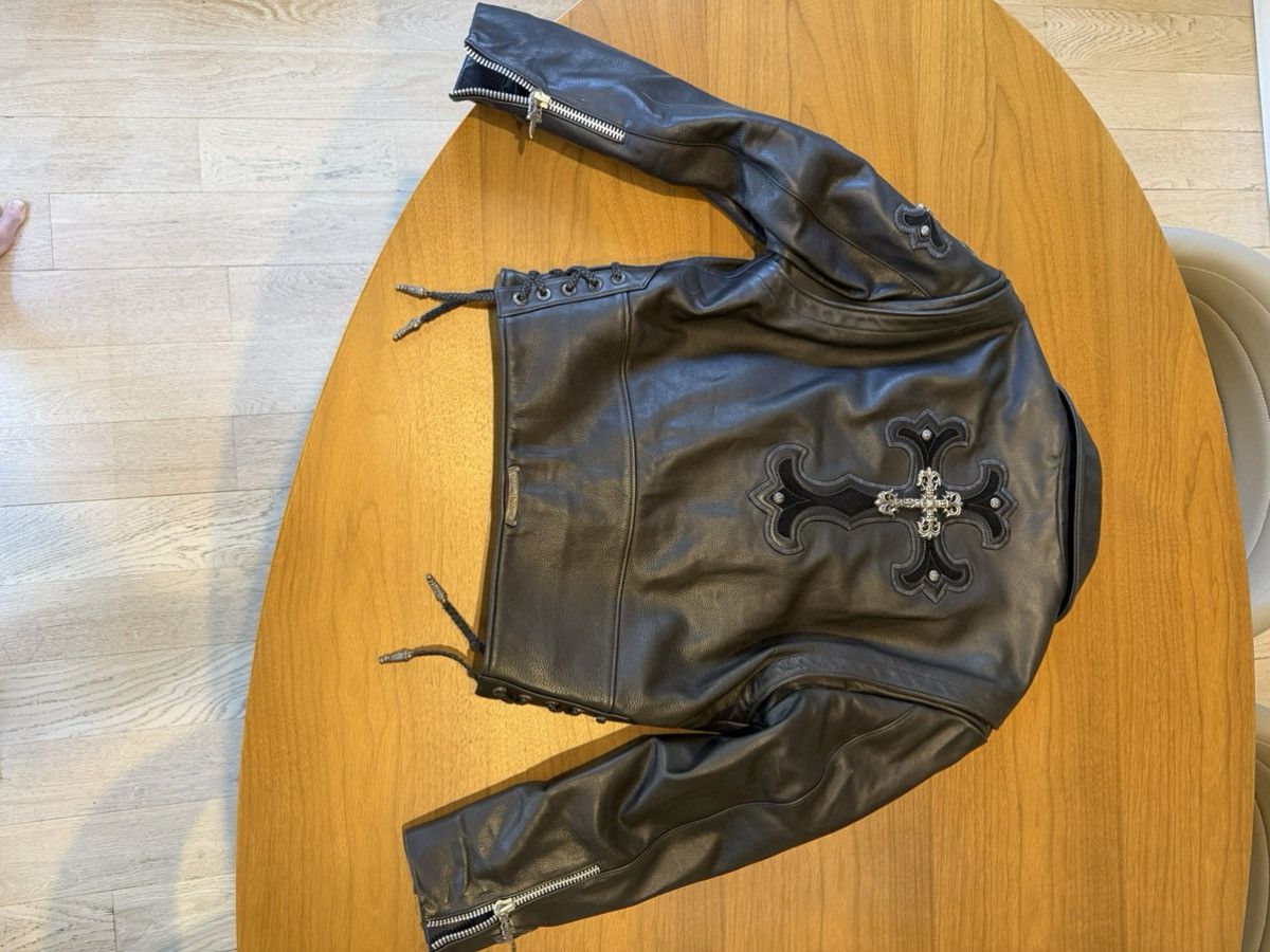 Chrome Hearts RARE vintage Chrome Hearts Leather Jacket Size US S / EU 44-46 / 1 - 3 Thumbnail