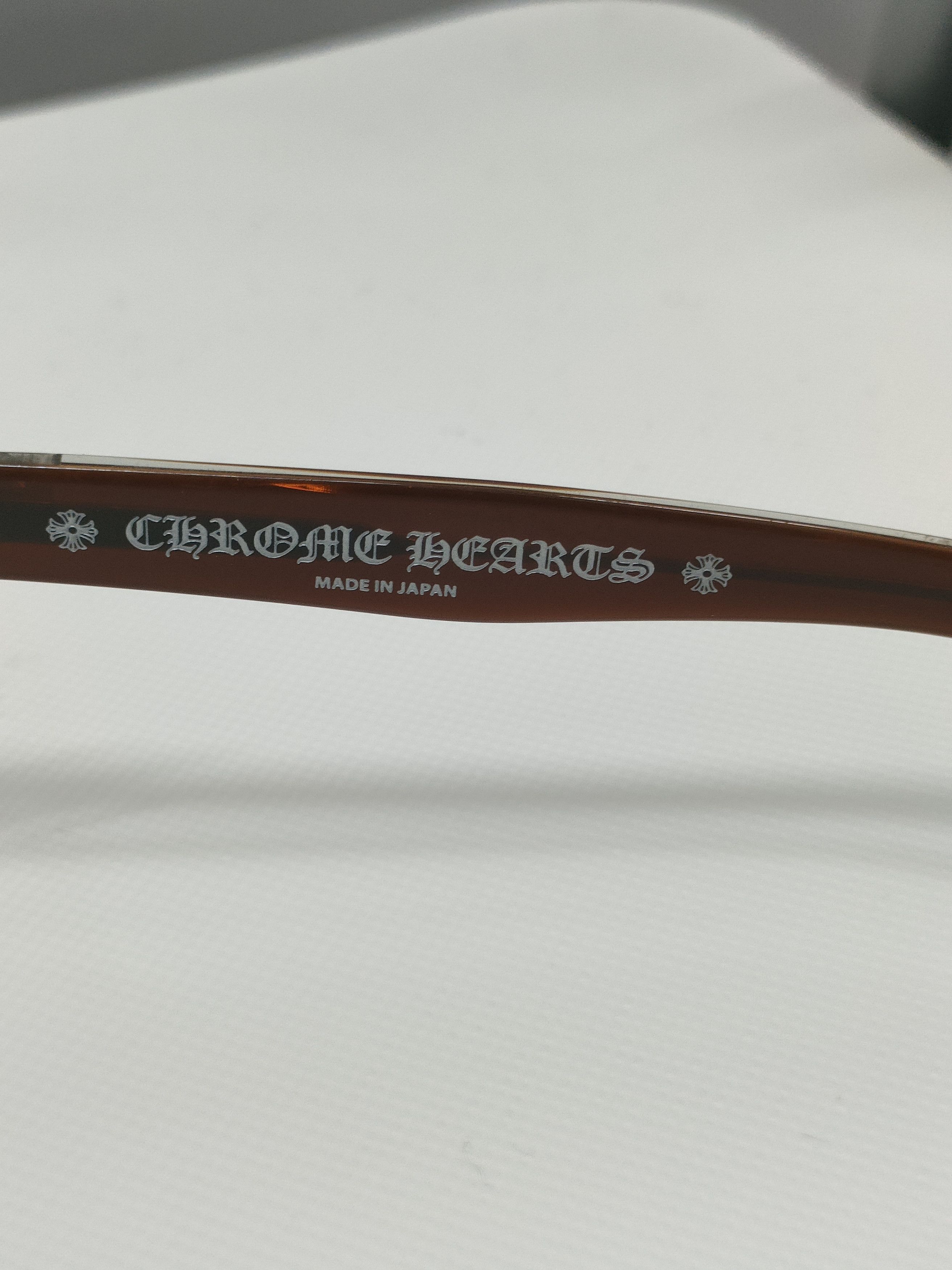 Chrome Hearts Chrome Hearts VAGILLIONAIRE II CLB Glasses Frame Size ONE SIZE - 10 Thumbnail