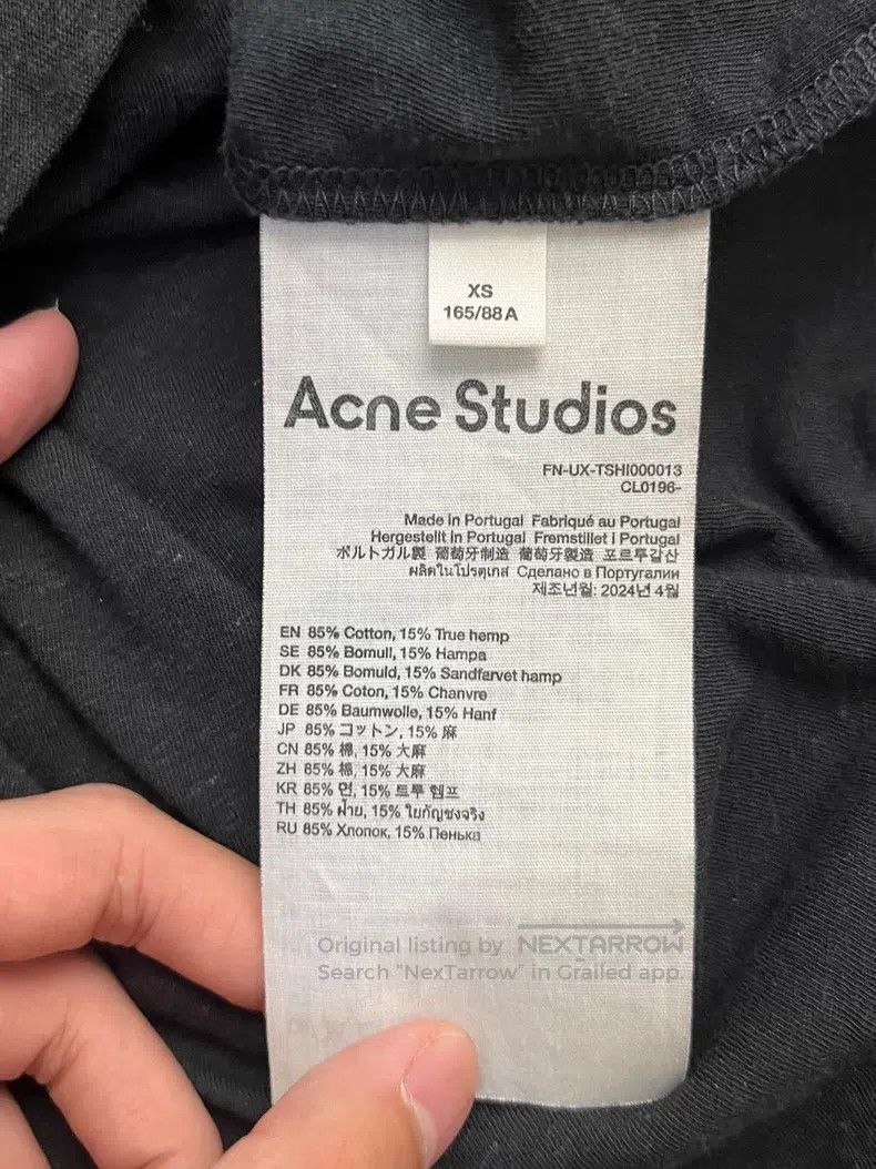 Acne Studios Acne Studios 1996 letter print distressed short-sleeve T-s Size US XS / EU 42 / 0 - 4 Thumbnail