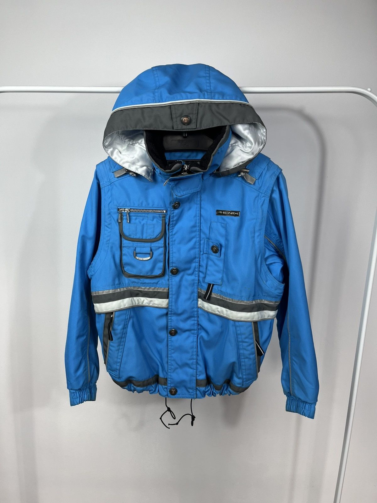 Phenix Phenix Ski Jacket Women Blue Hooded Winter Snow Coat US 6 Size M / US 6-8 / IT 42-44 - 1 Thumbnail