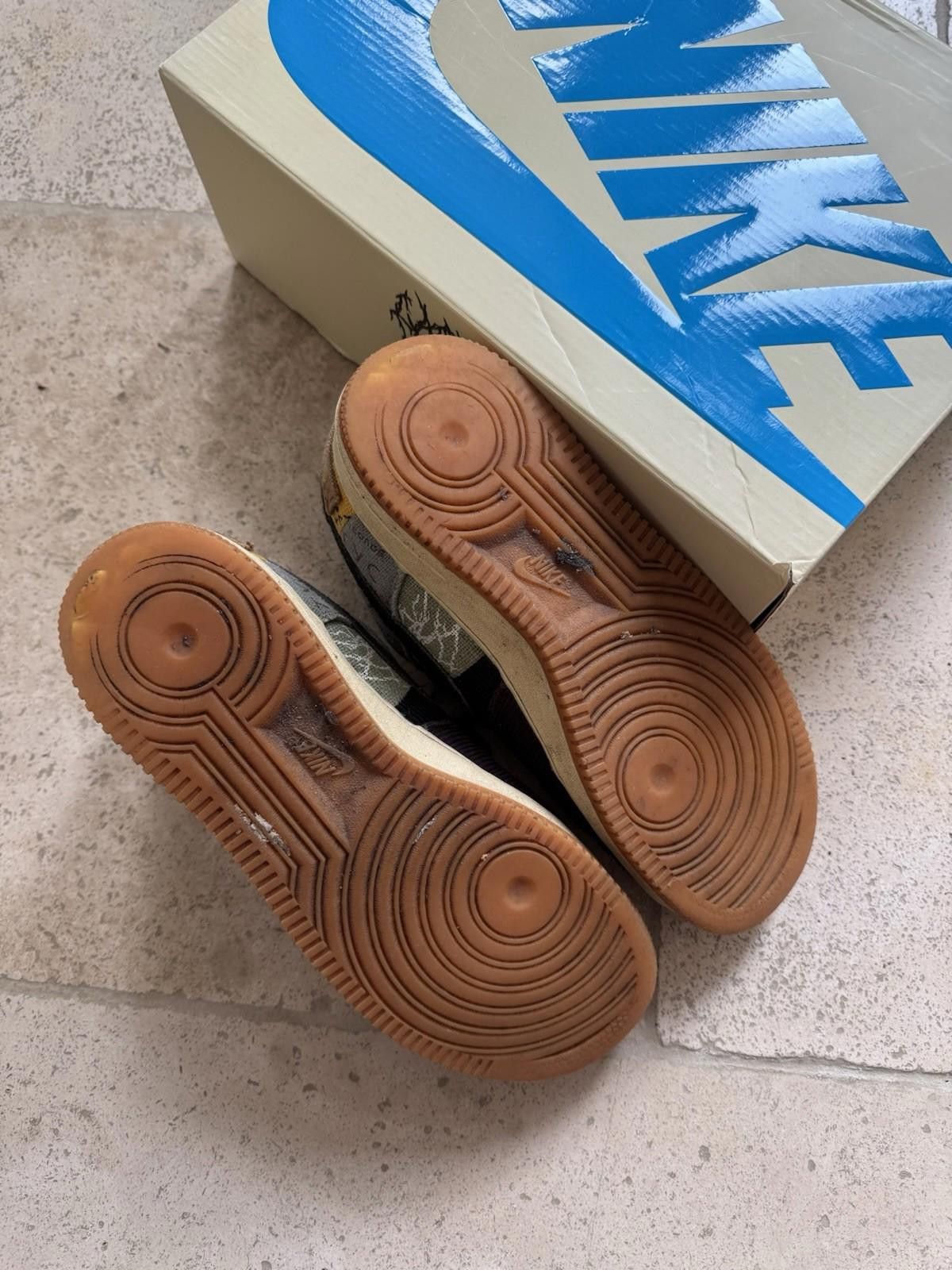 Nike Travis Scott x Air Force 1 Low 'Cactus Jack' USED - GOOD Size US 8 / EU 41 - 7 Thumbnail