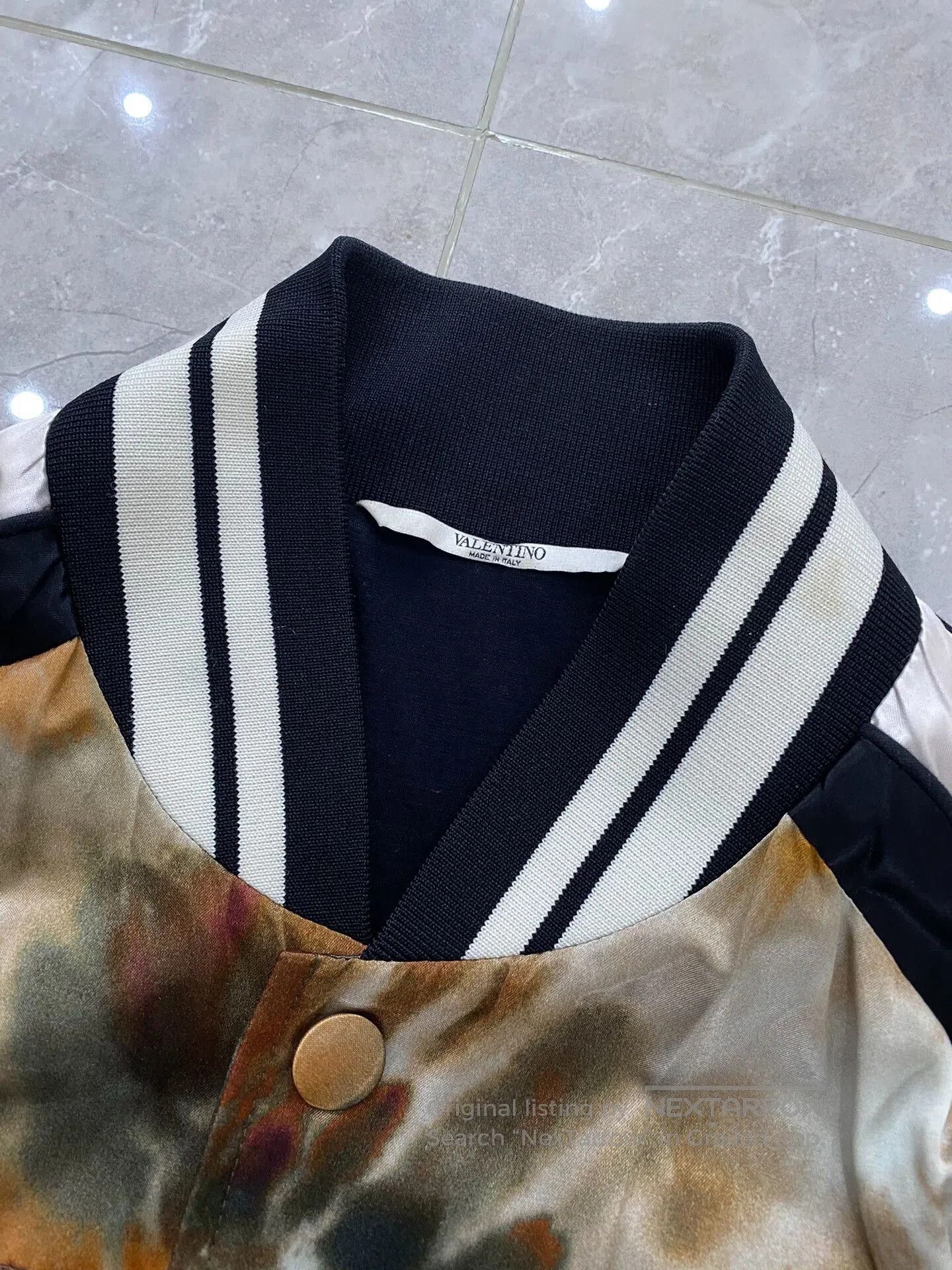 Valentino Valentino Silk Lined Baseball Jacket. Size US L / EU 52-54 / 3 - 5 Thumbnail