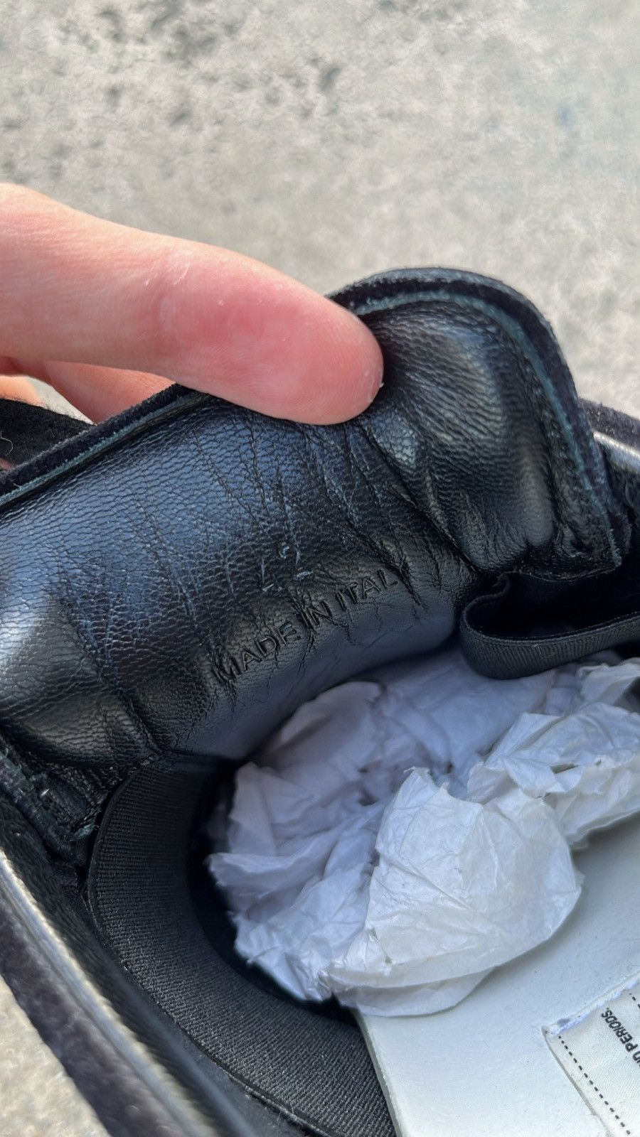 Maison Margiela Maison Margiela Gat Replica Swarovski Black Crystal Size US 9 / EU 42 - 10 Thumbnail