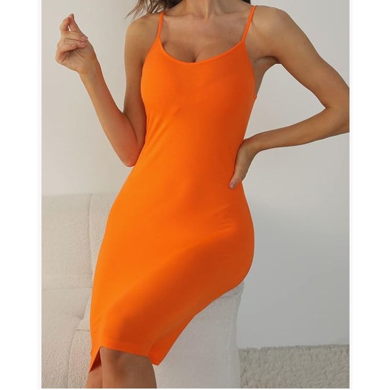 The Unbranded Brand Women's Adjustable Spaghetti Strap DressEXTRA SMALL Size XS / US 0-2 / IT 36-38 - 6 Thumbnail