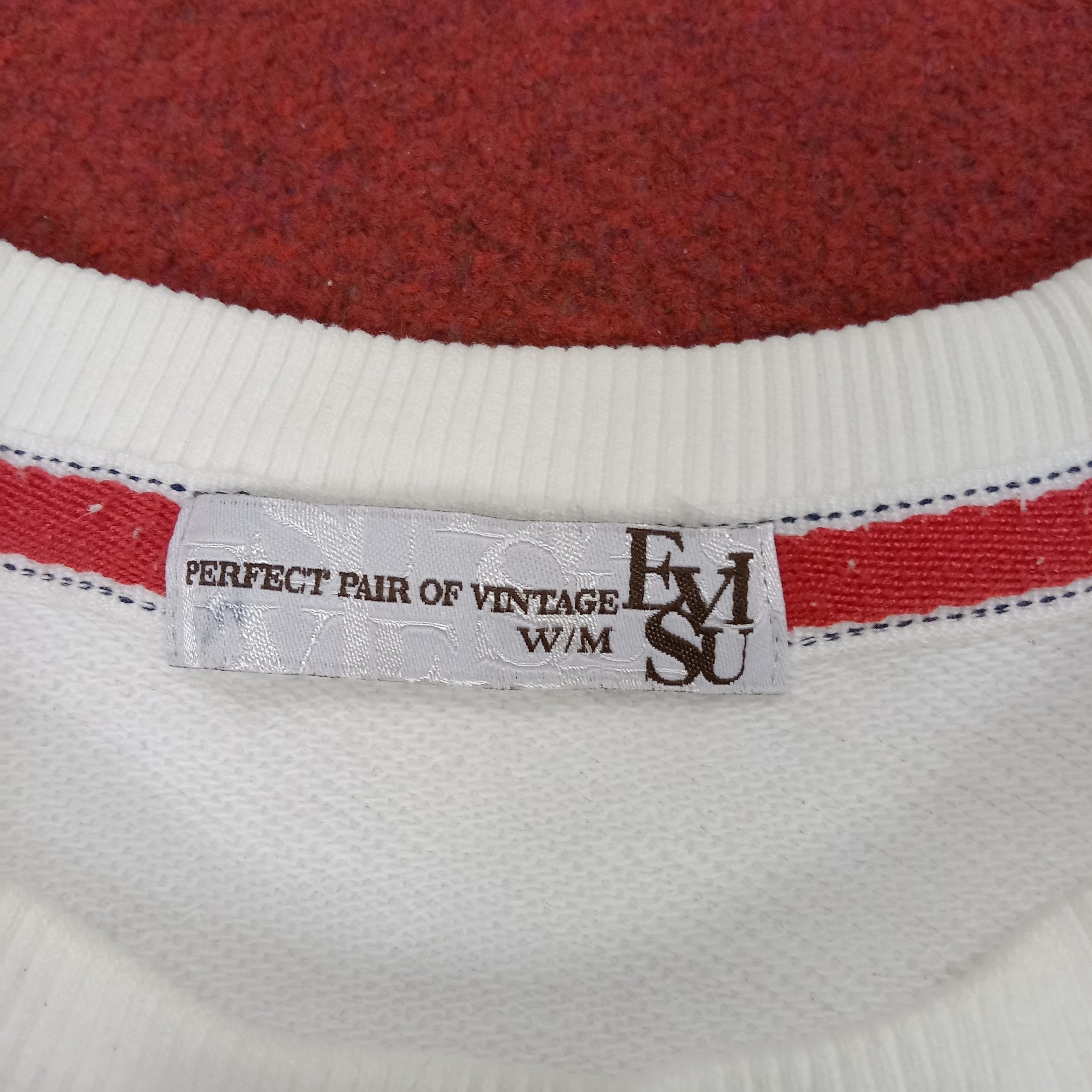 Japanese Brand Evisu Sweatshirt Spell Out Design Streetwear Style Size US S / EU 44-46 / 1 - 4 Thumbnail