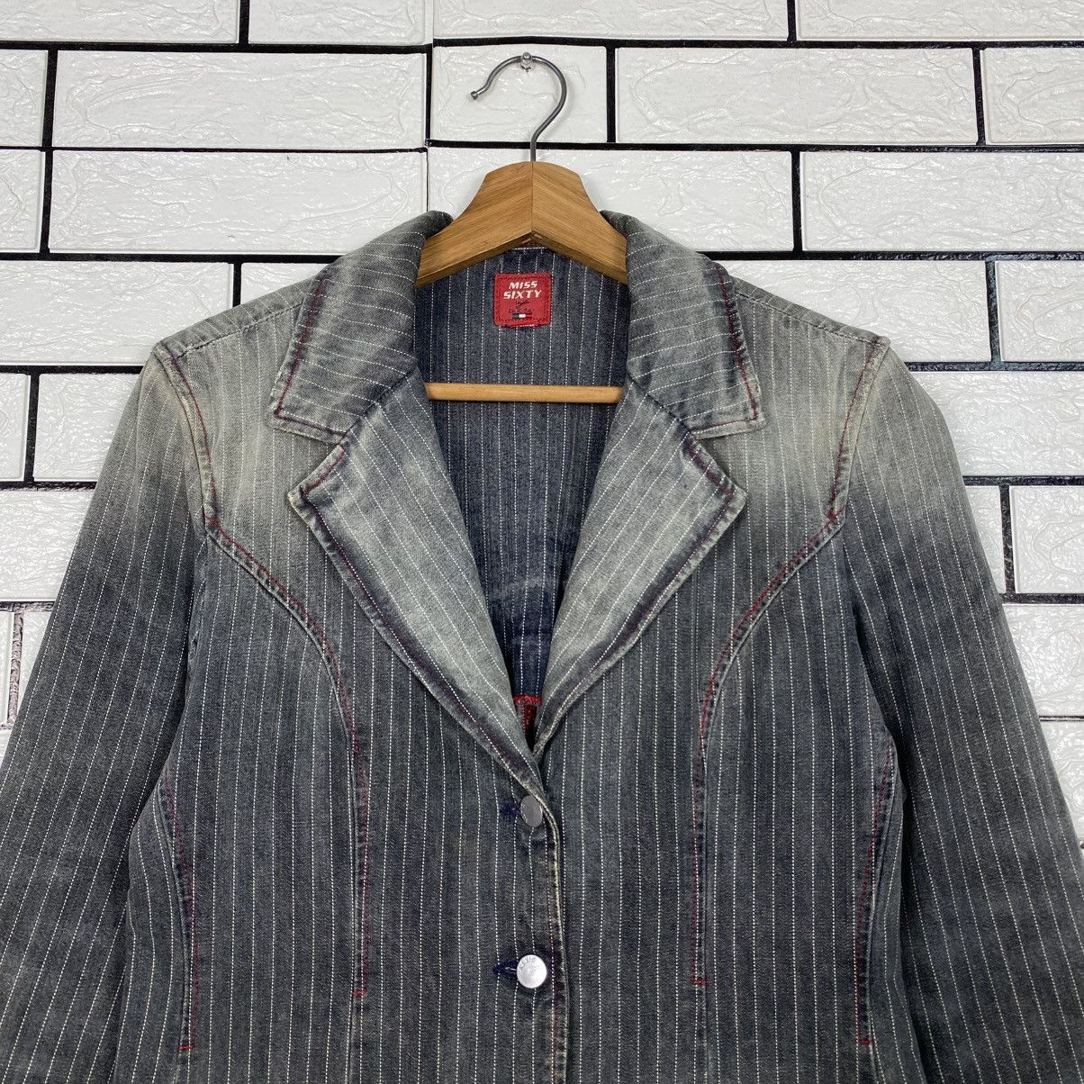 Japanese Brand 📌Hickory Chore Work Jacket Miss Sixty Issey Miyake Size M / US 6-8 / IT 42-44 - 4 Thumbnail