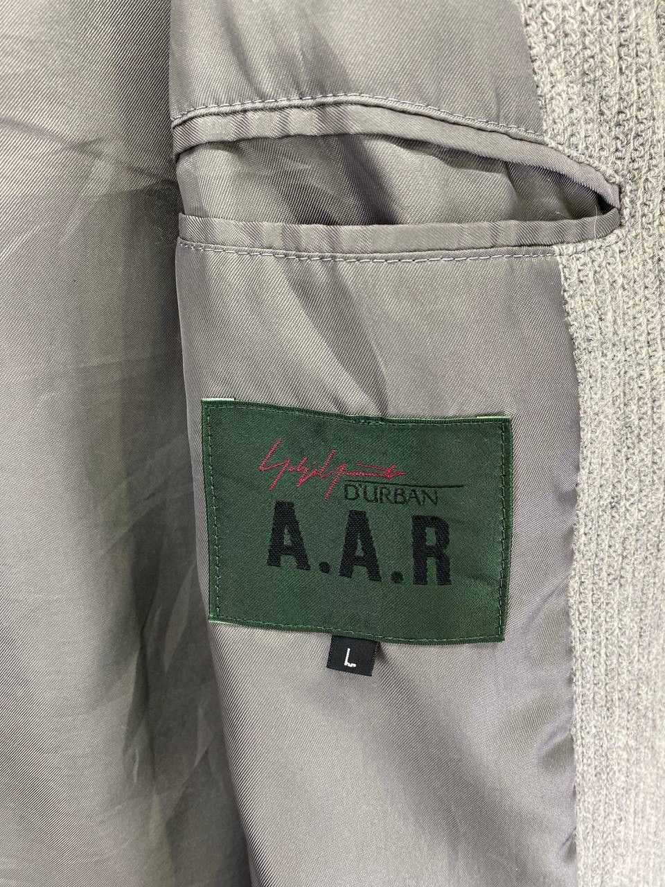Yohji Yamamoto Vintage Yohji Yamamoto A.A.R Hoodie Wool Long Jacket Size US L / EU 52-54 / 3 - 9 Thumbnail