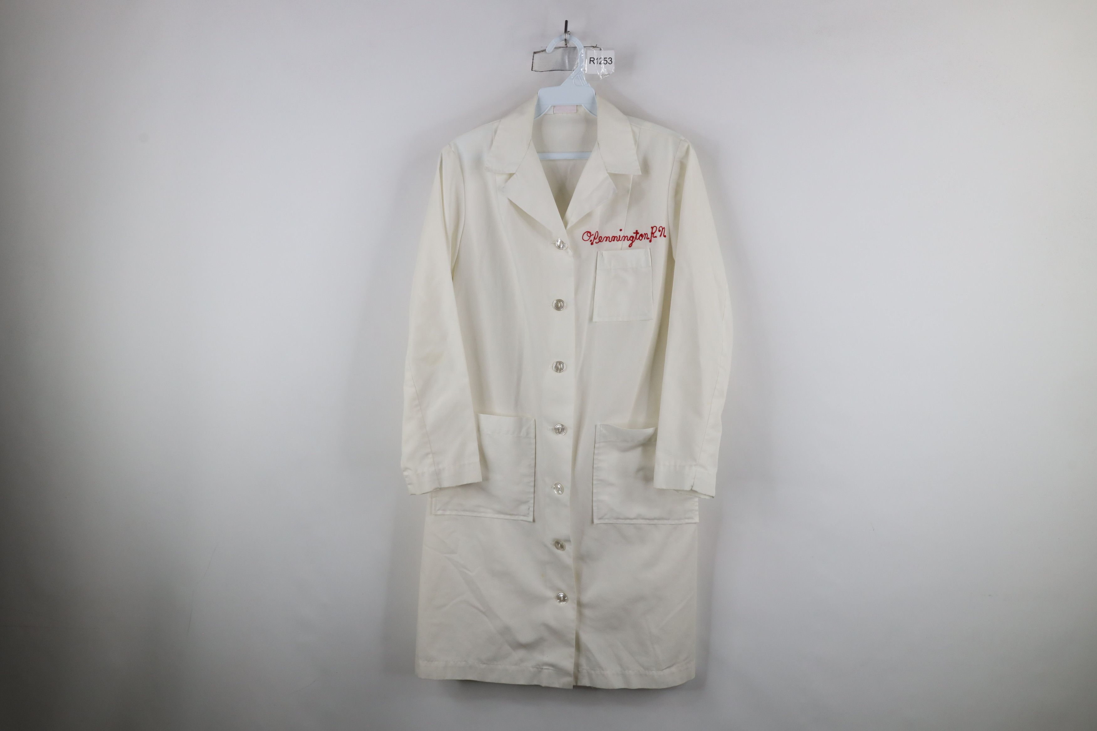 Vintage Vintage 50s 60s Registered Nurse Uniform Jacket Coat USA Size L / US 10 / IT 46 - 1 Thumbnail