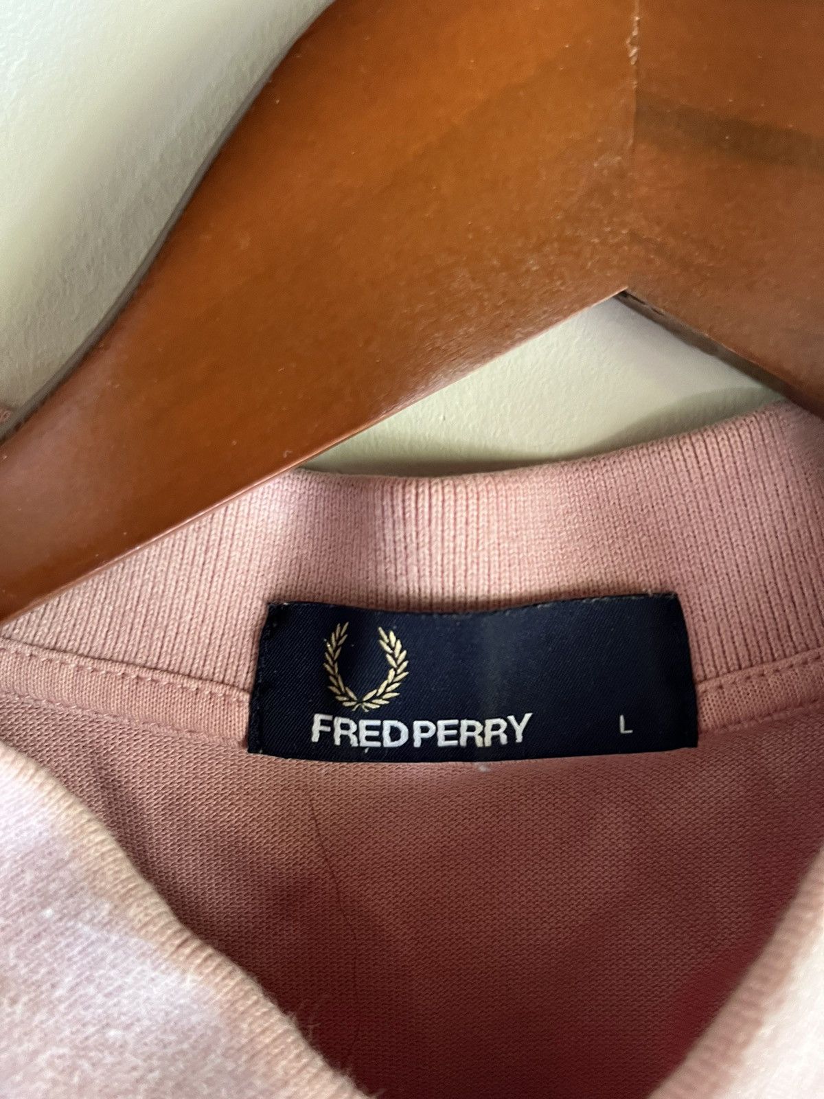 Fred Perry Fred Perry polo pink/blue/green size L (fits medium) Size US M / EU 48-50 / 2 - 4 Thumbnail