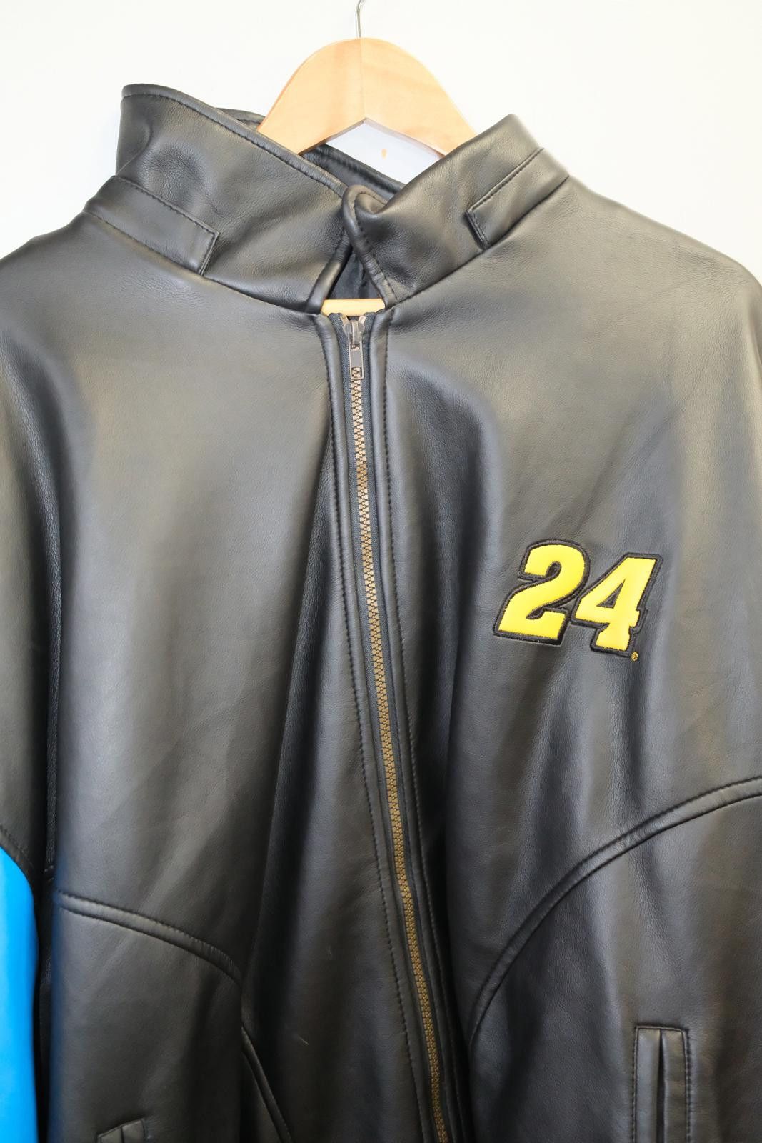 Chase Authentics 00's Chase Authentics Jeff Gordon #24 Leather Racing Jacket Size XL / US 12-14 / IT 48-50 - 3 Thumbnail