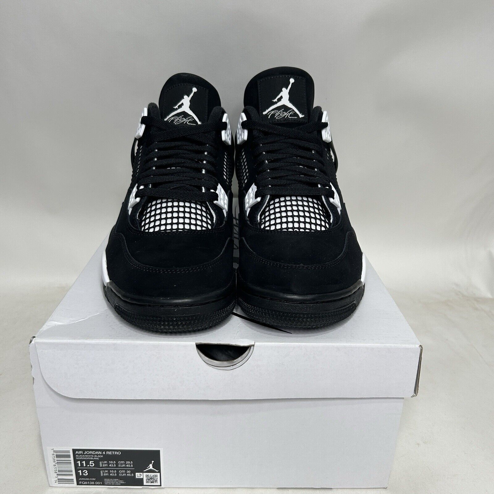 Jordan Brand Nike Air Jordan 4 Retro “White Thunder” 2024 Size US 11.5 / EU 44-45 - 2 Thumbnail