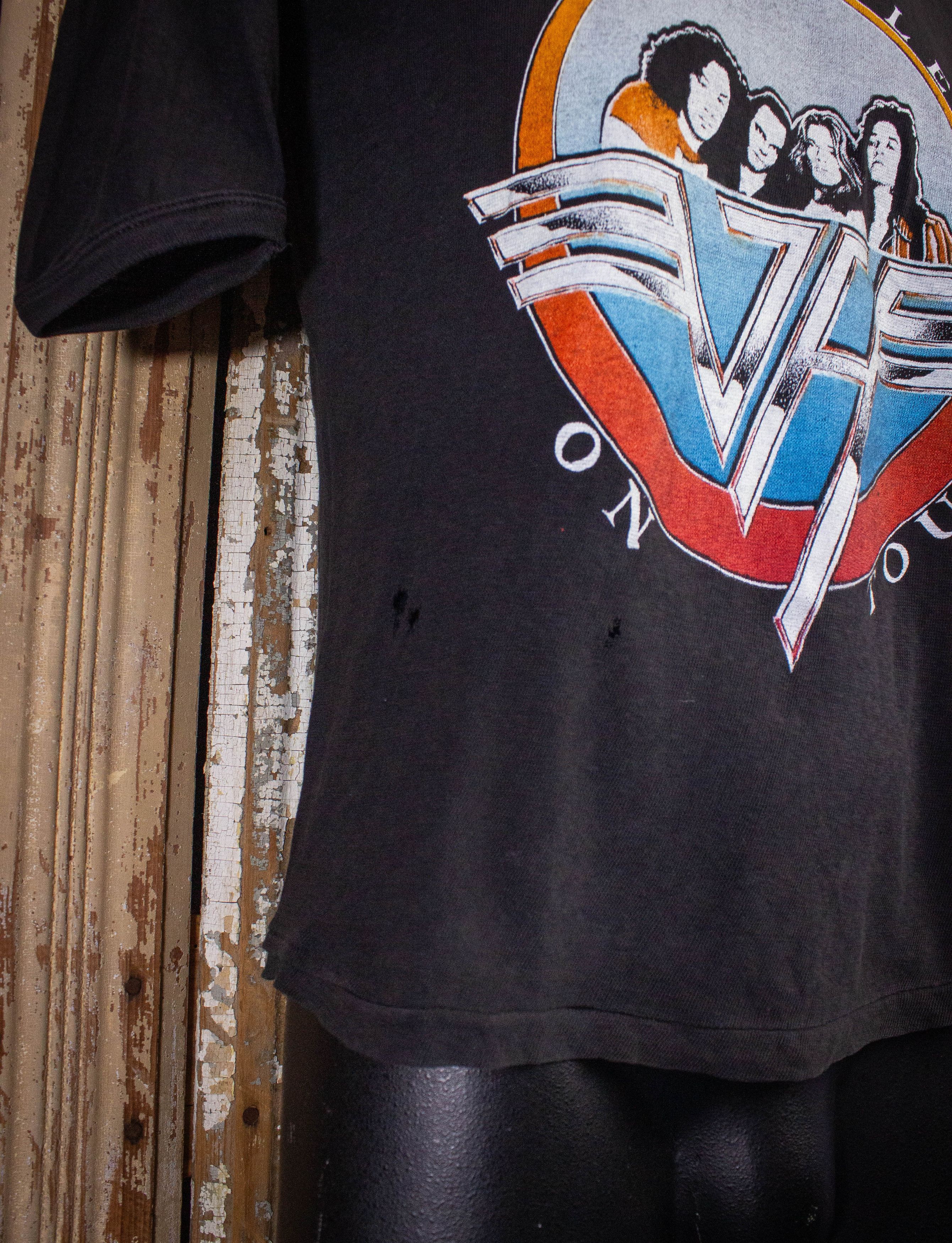 Vintage Van Halen On Tour Parking Lot Concert T Shirt 1978