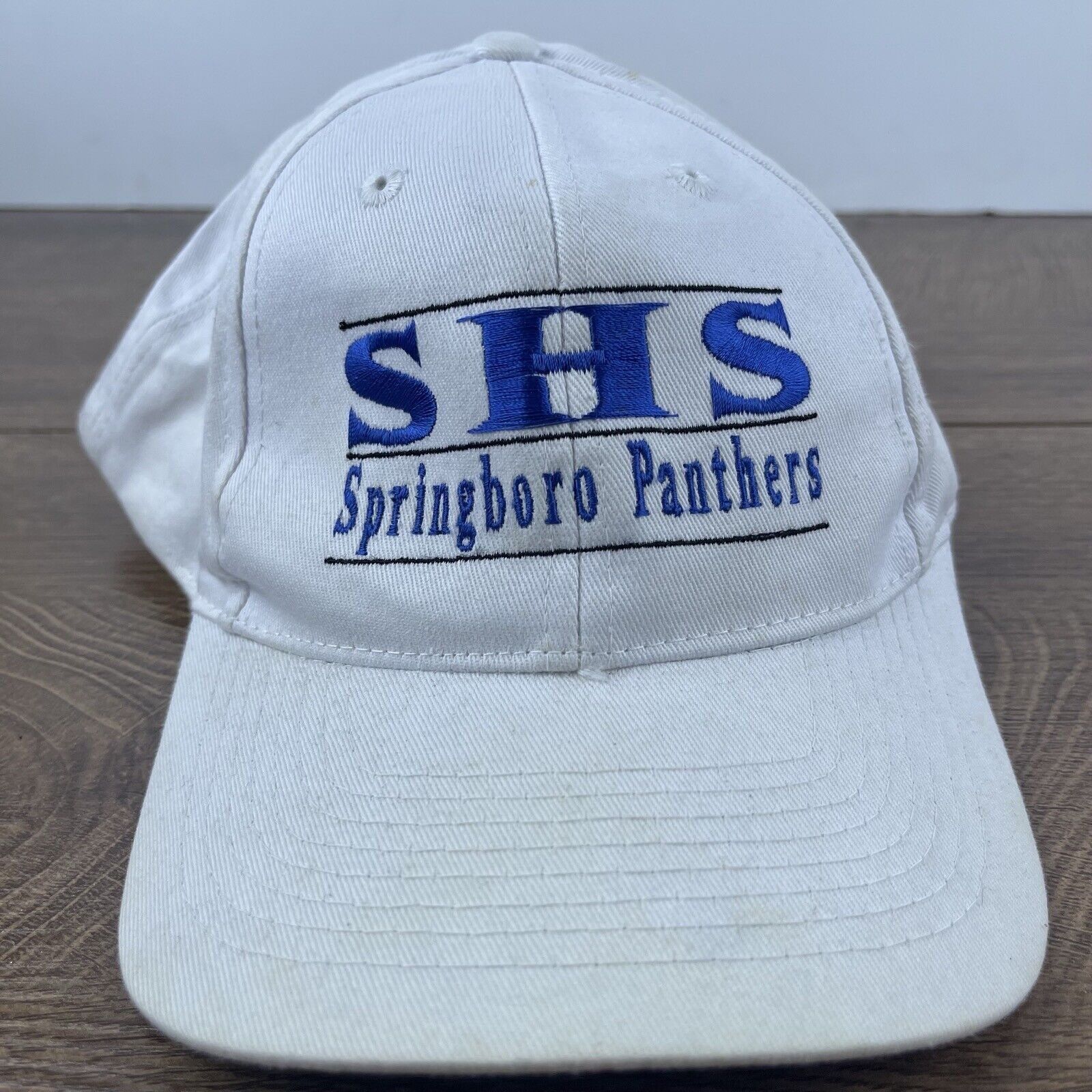 Other Springboro Panthers Hat SHS Panther White Cap Hat Adjustable Size ONE SIZE - 4 Thumbnail