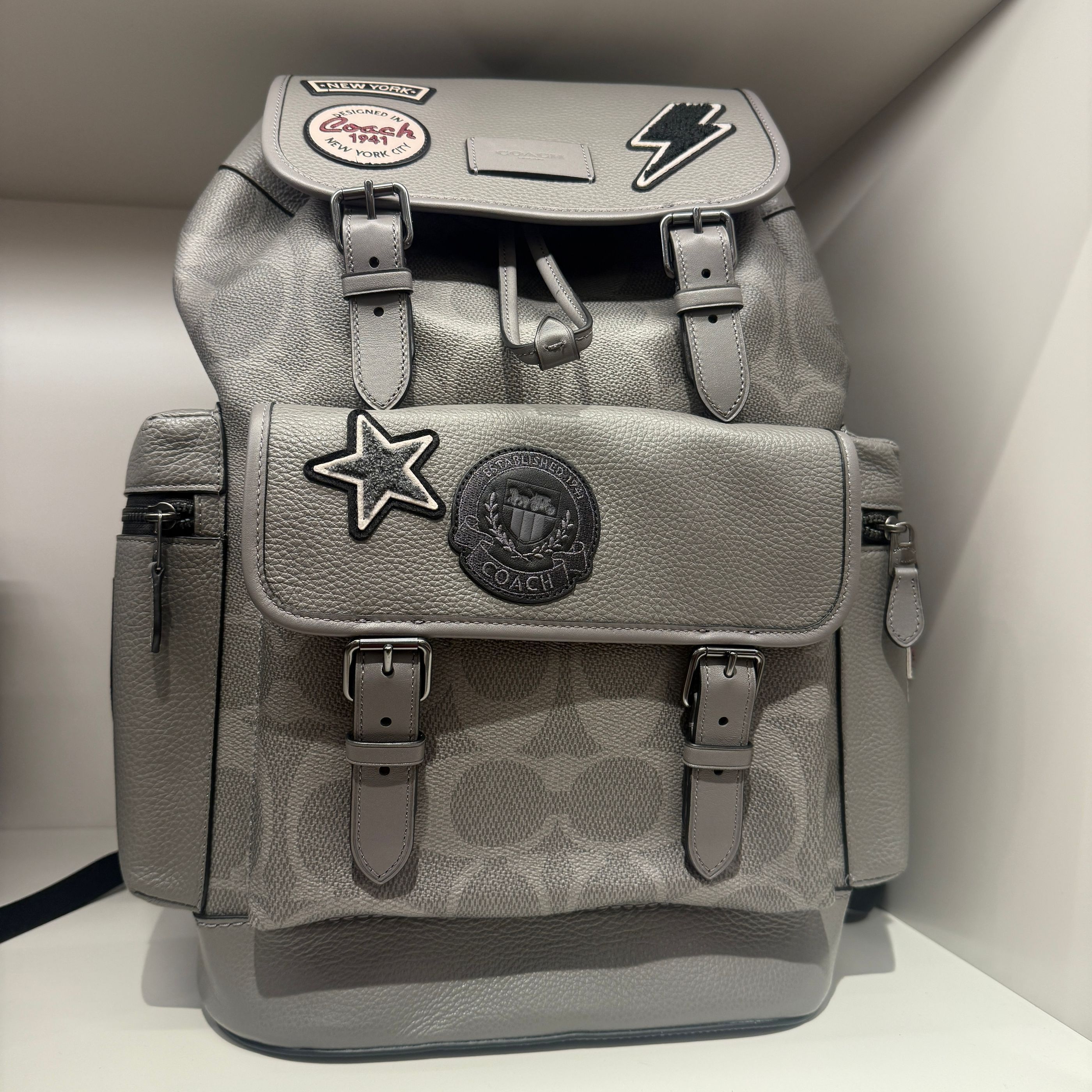 coach Sprint Backpack With Patches ccg03