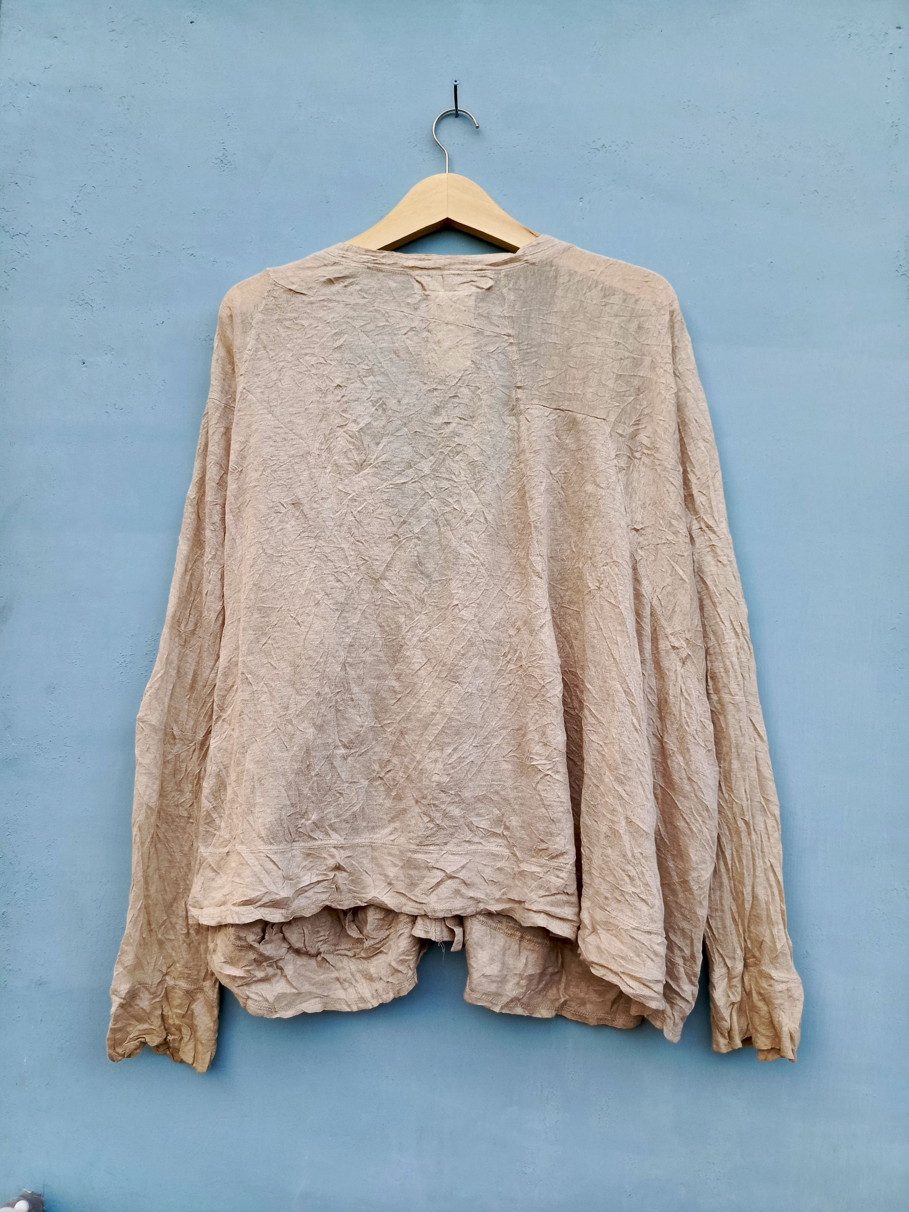 ANREALAGE Anrealage Cardigan Beige Button-Up Japan Designer Size US S / EU 44-46 / 1 - 6 Thumbnail