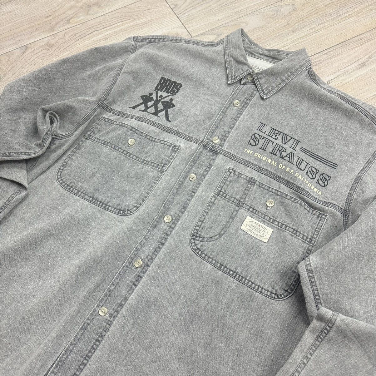 Levi's Vintage Y2K Levi’s BROS Staff Button Up Shirt Size US M / EU 48-50 / 2 - 4 Thumbnail