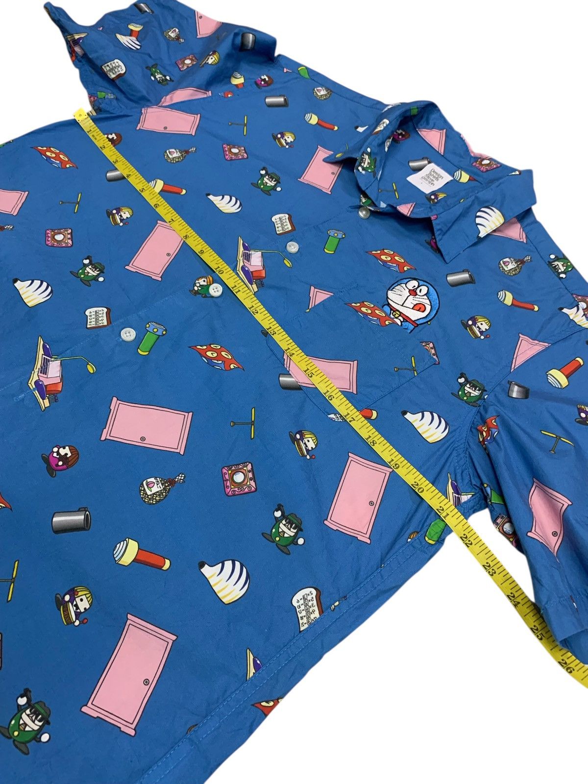Cartoon Network Rare Cartoon Network Doraemon Fullprint Button Ups Shirt Size US L / EU 52-54 / 3 - 6 Thumbnail