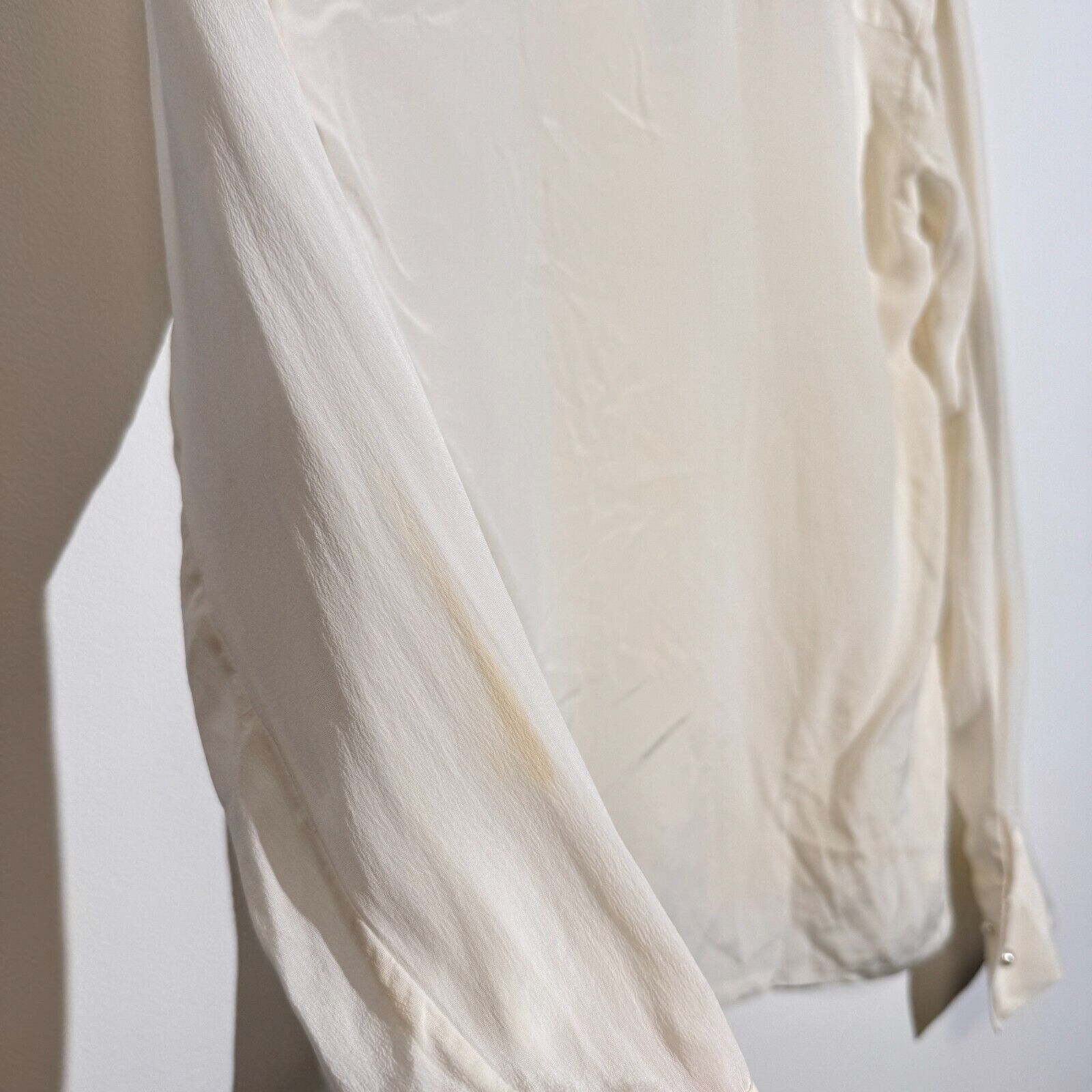 Lauren Ralph Lauren × Vintage Ralph Lauren Purple Label Women's White Silk Shirt Size 6US Size US S / EU 44-46 / 1 - 15 Thumbnail