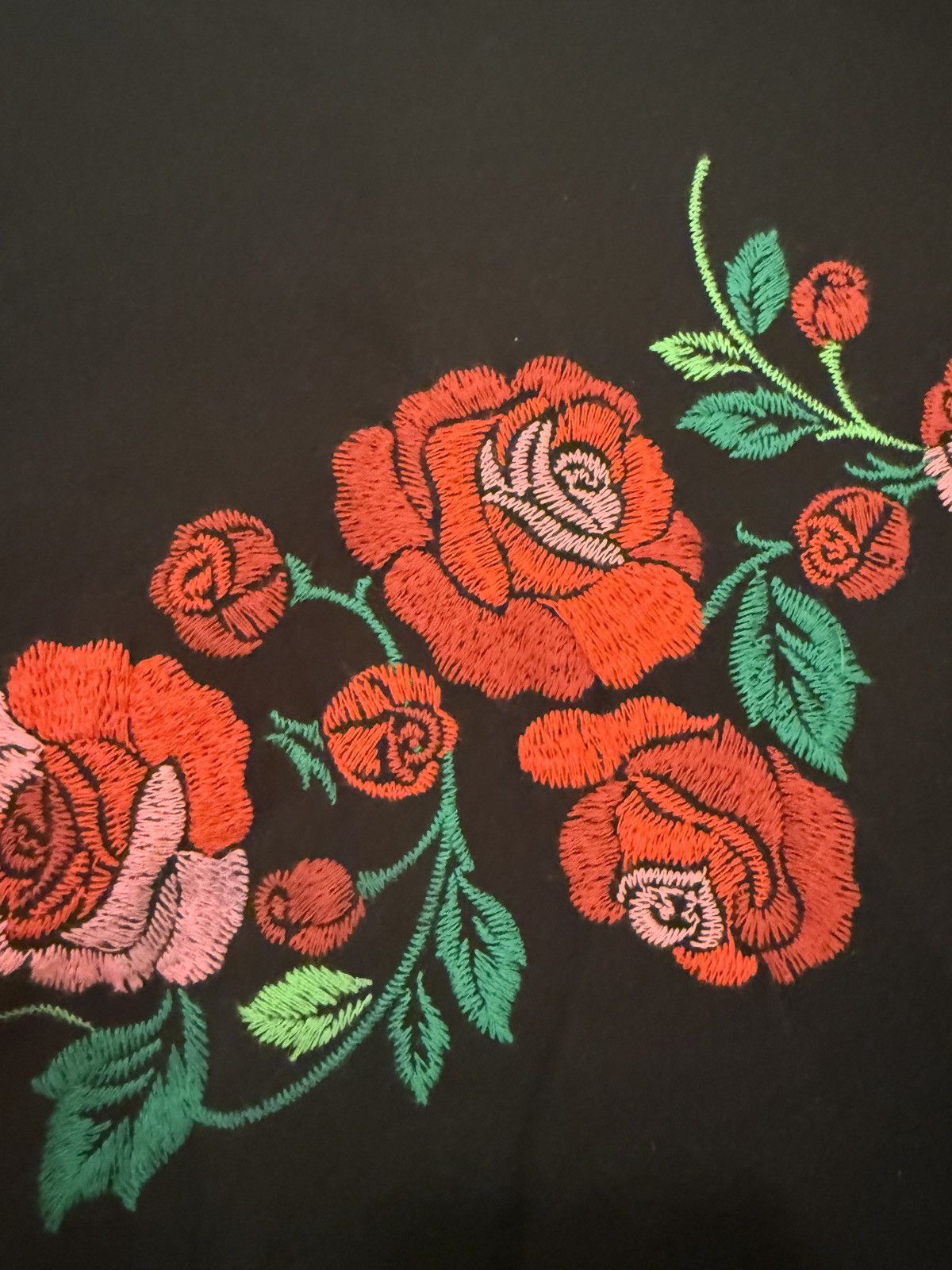 Comme des Garcons Homme Plus Rose-embroidered T-Shirt SS22 Size US L / EU 52-54 / 3 - 2 Thumbnail